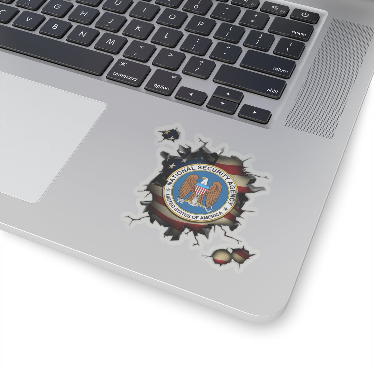 US National Security Agency 3D Break Effect Stickers