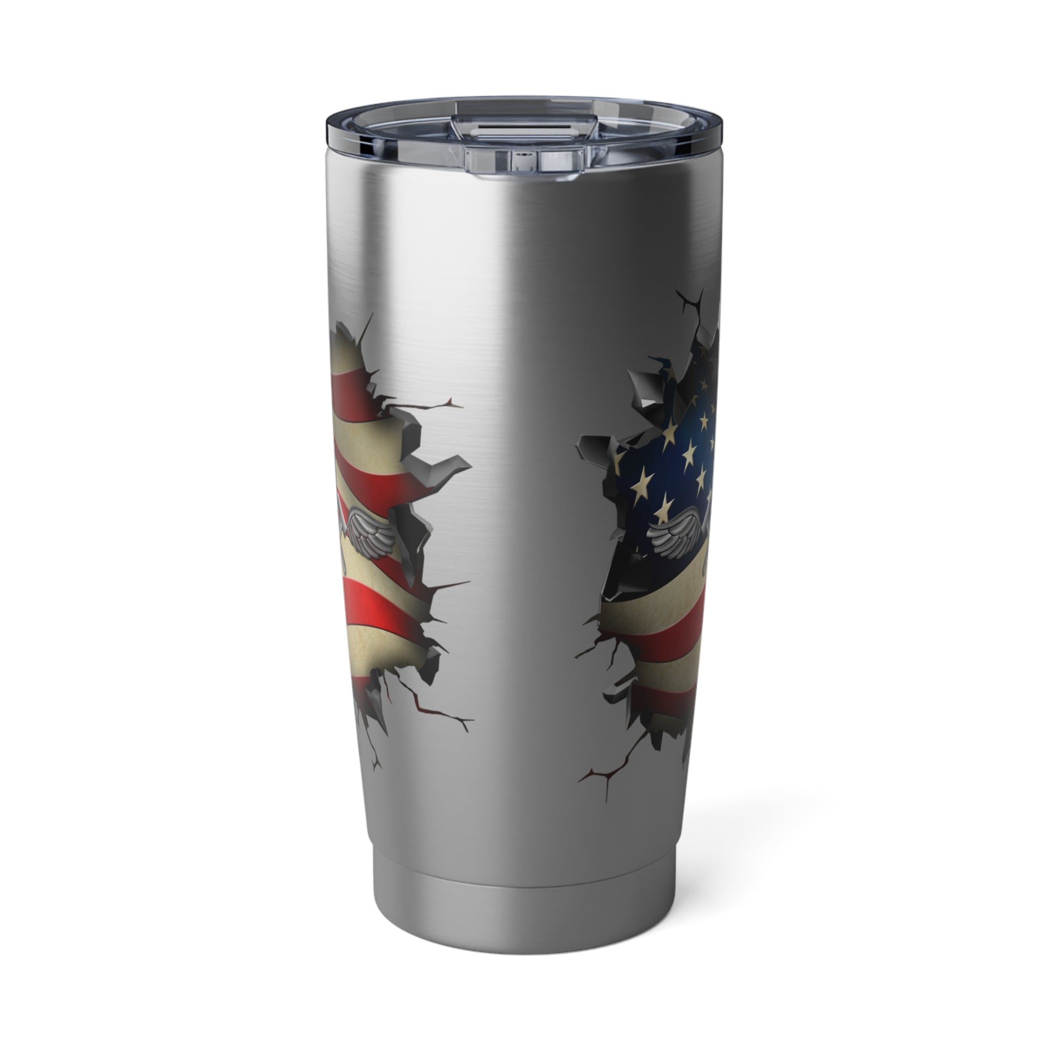 US Navy Aviation Structural Mechanic Navy AM 3D Break Effect Vagabond 20oz Tumbler