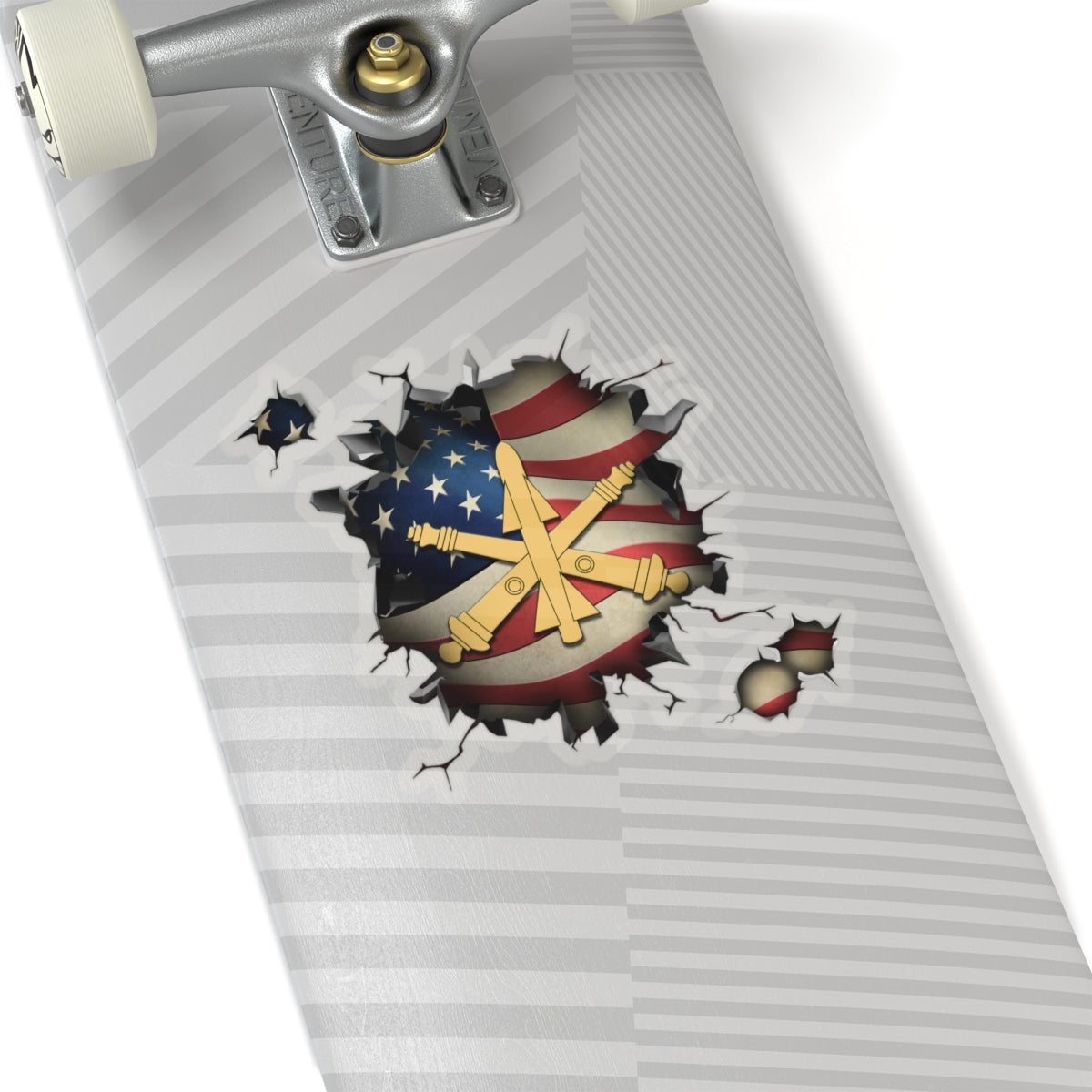 US Army Air Defense Artillery 3D Break Effect Stickers