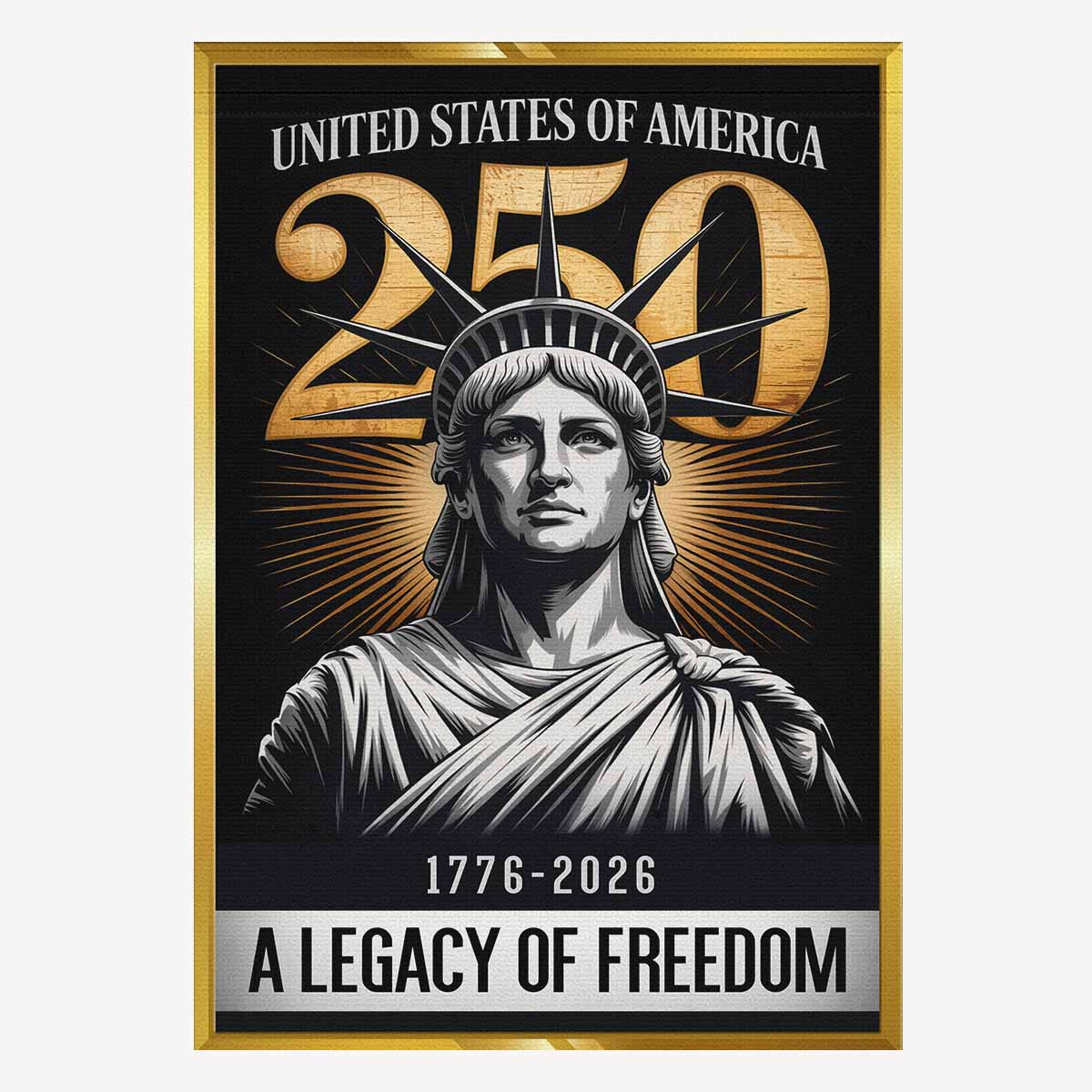 America 250 House Flag Legacy of Freedom