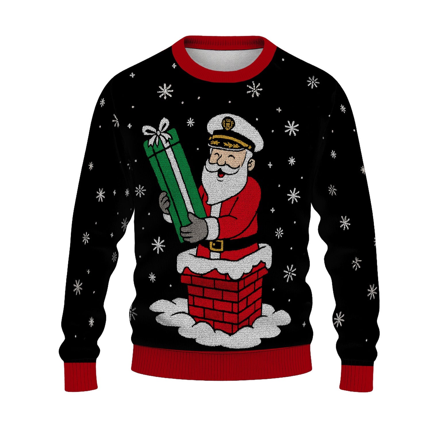 US Navy Satan Christmas Ugly Sweater