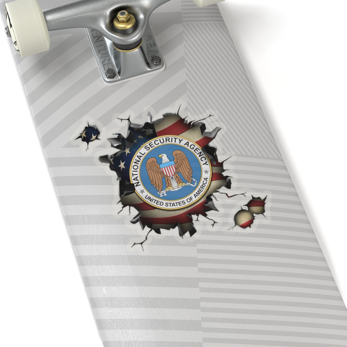 US National Security Agency 3D Break Effect Stickers