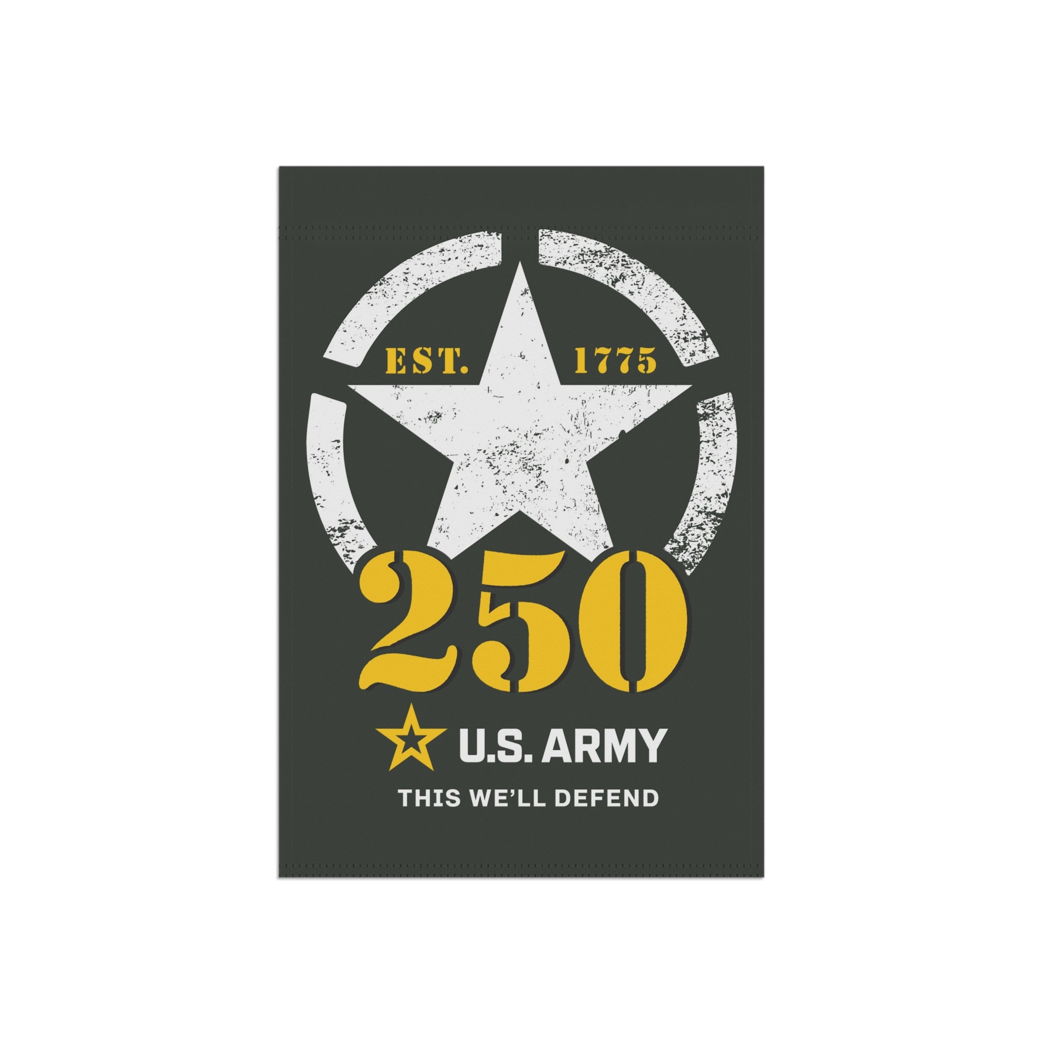 US Army 250 This We'll Defend Garden Flag Twin-Side Printing