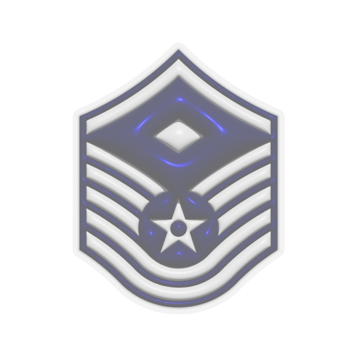 US Air Force E-7 First sergeant 3D Effect Stickers