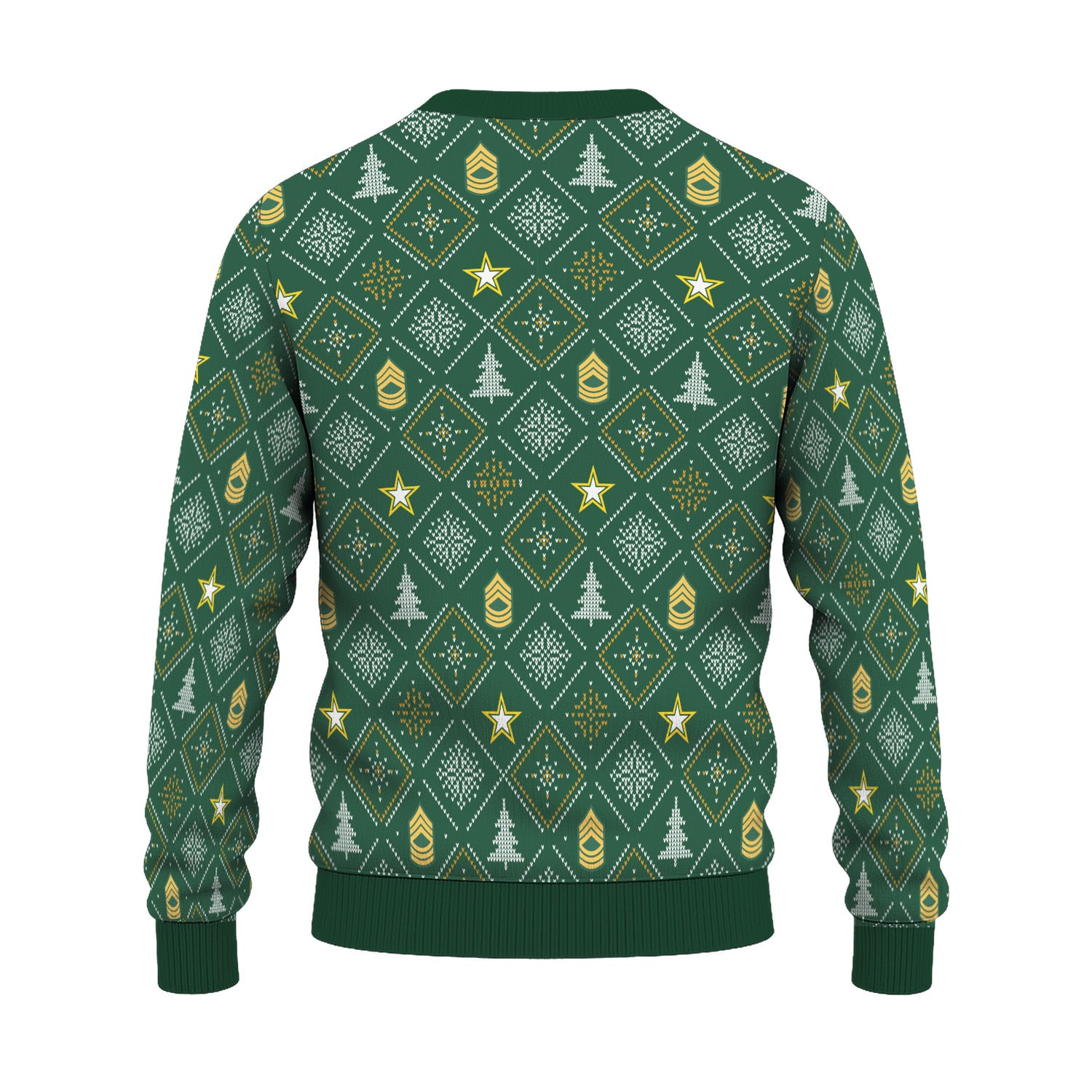 Custom Ranks US Army Ugly Christmas Sweater for Women Men TUST03