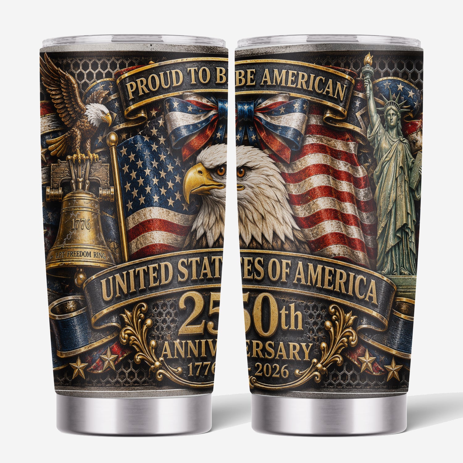 Proud To Be American USA 250th Anniversary 20oz Tumbler
