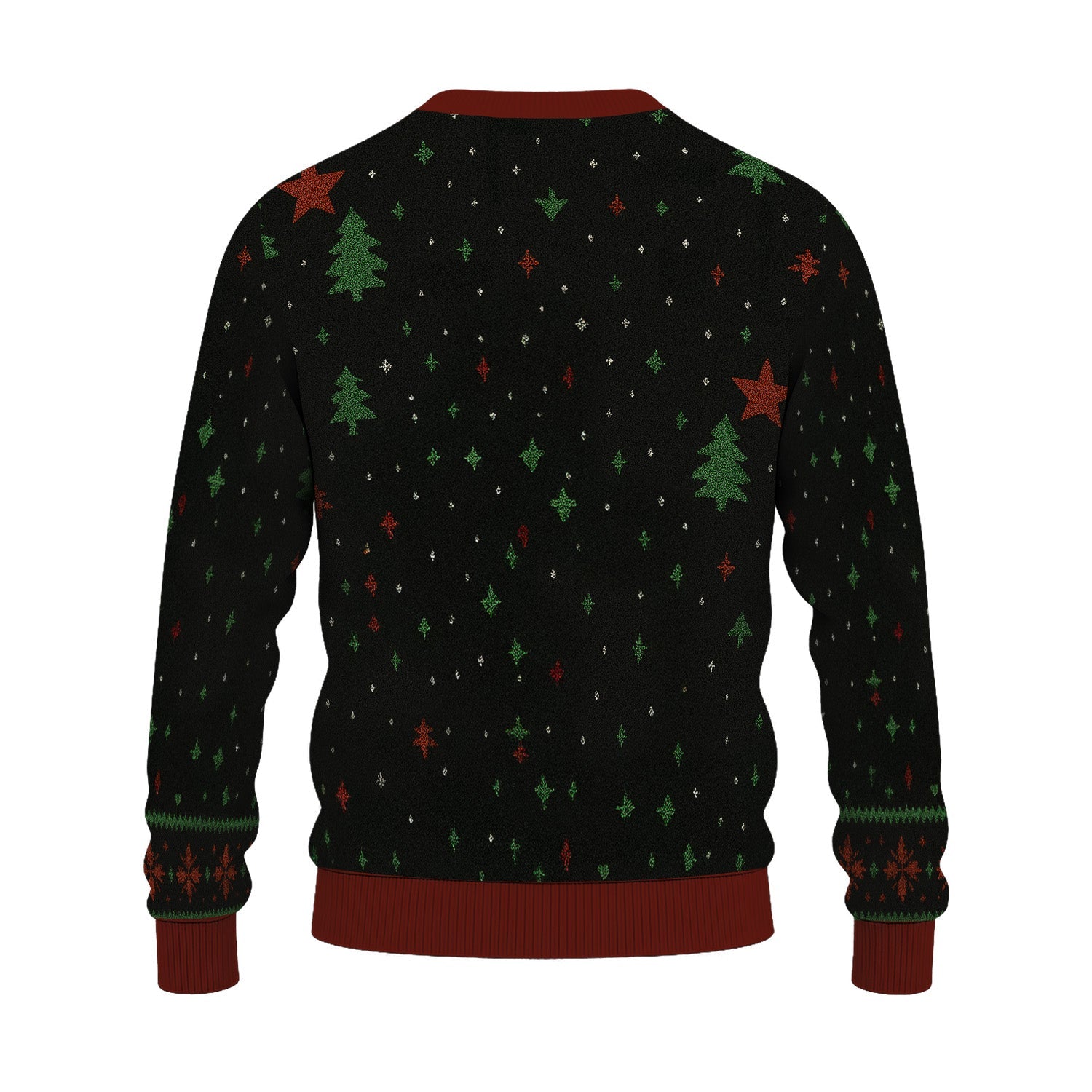 Personalized US Navy Christmas Ugly Sweater TUST14