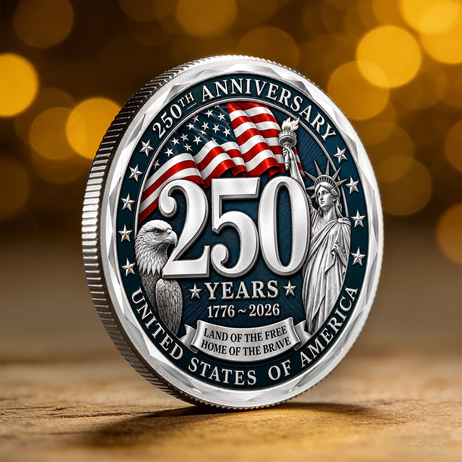 Personalized U.S. Navy Coin 250 Years Military Gift