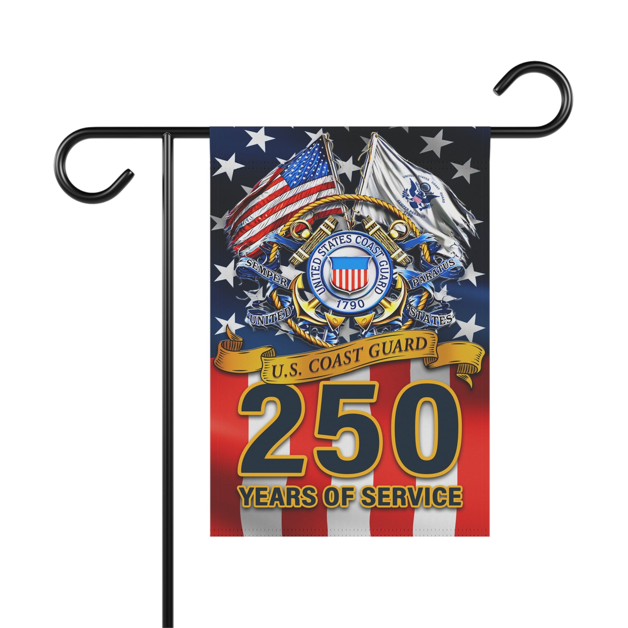 US Coast Guard 250 Years Of Service Garden Flag Twin-Side Printing