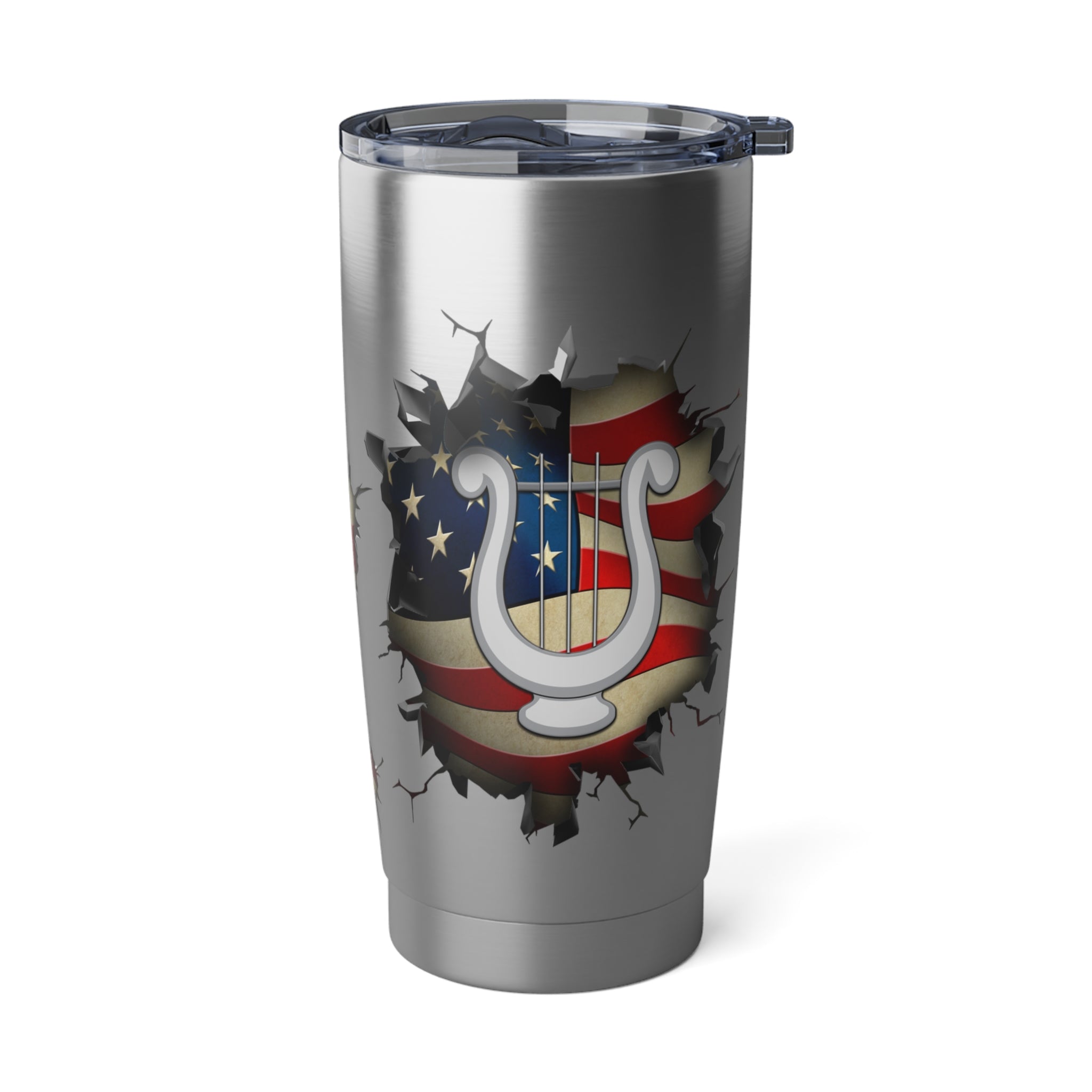 US Navy Musician Navy MU 3D Break Effect Vagabond 20oz Tumbler