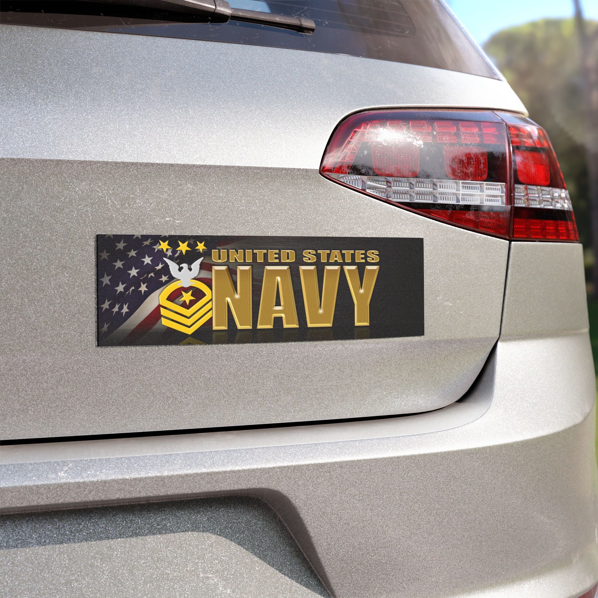 US Navy E-9 Master Chief Petty Officer Of The Navy E9 MCPON Collar Device Car Magnets