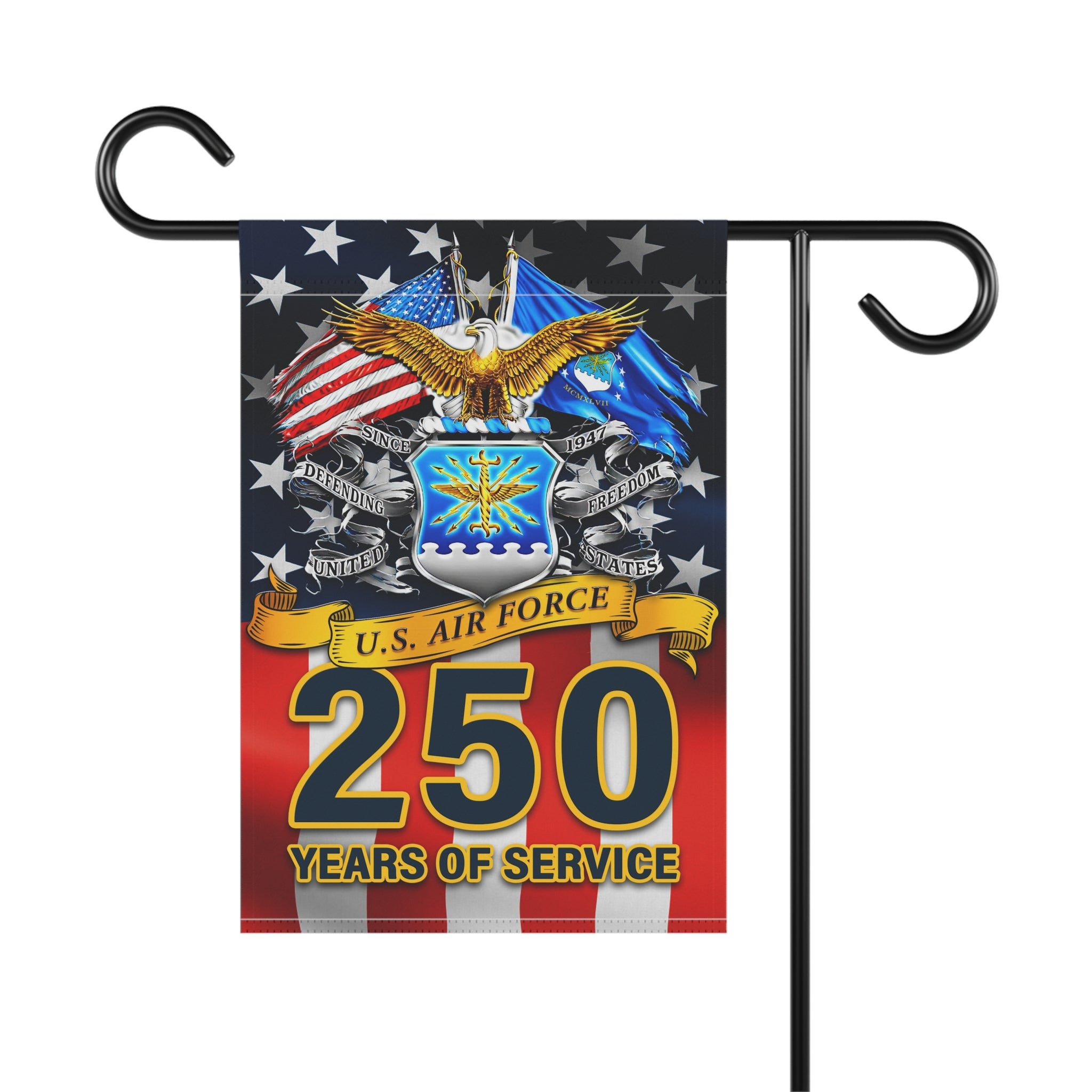US Air Force 250 This We'll Defend Garden Flag Twin-Side Printing