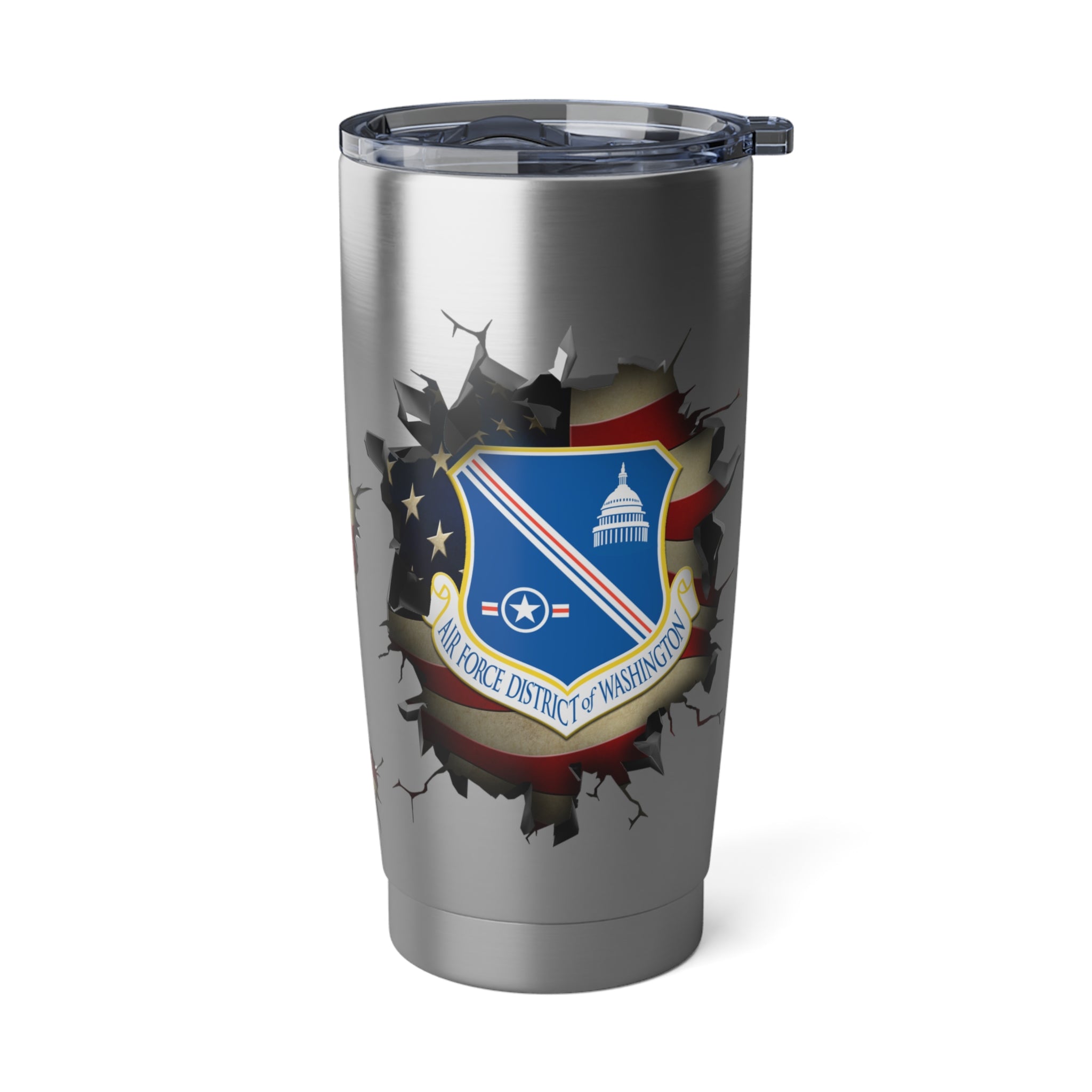 US Air Force District of Washington 3D Break Effect Vagabond 20oz Tumbler