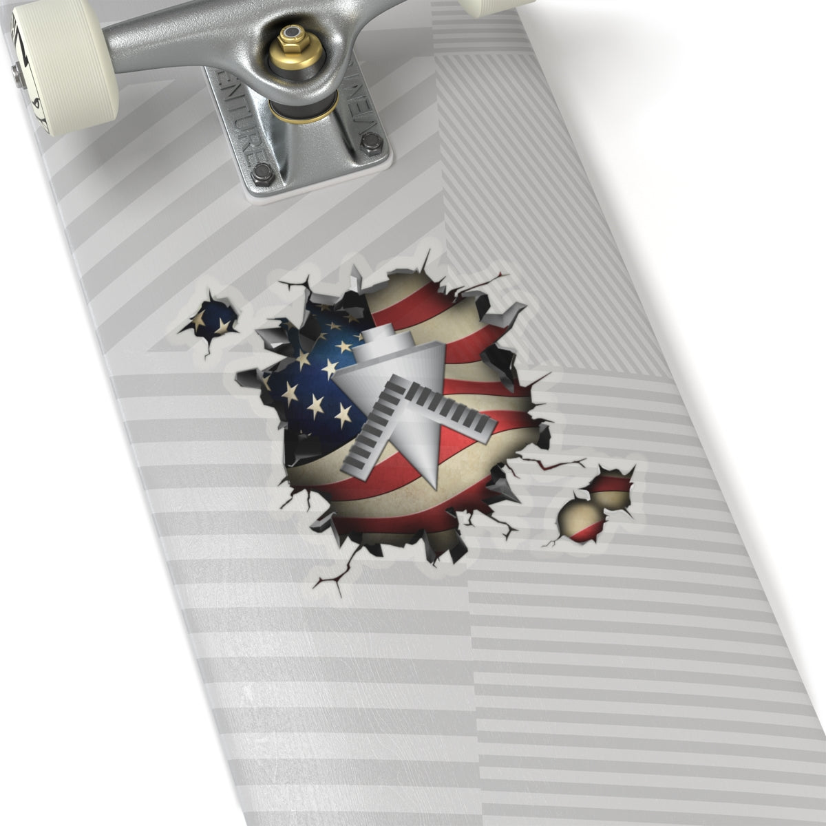 U.S Navy Builder Navy BU 3D Break Effect Stickers