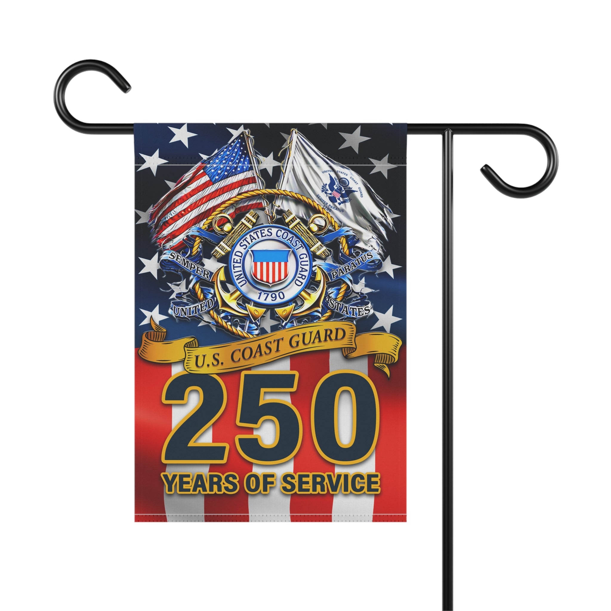 US Coast Guard 250 Years Of Service Garden Flag Twin-Side Printing