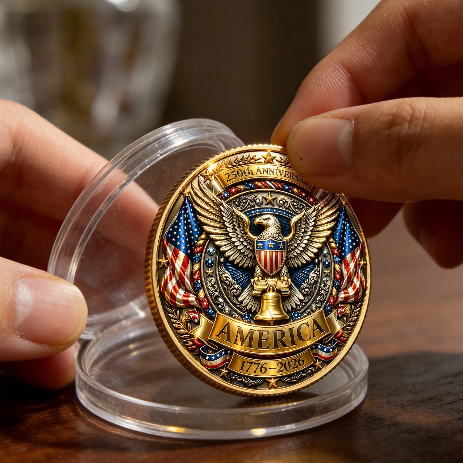 U.S. Navy Military Coin Personalized Text And Rank