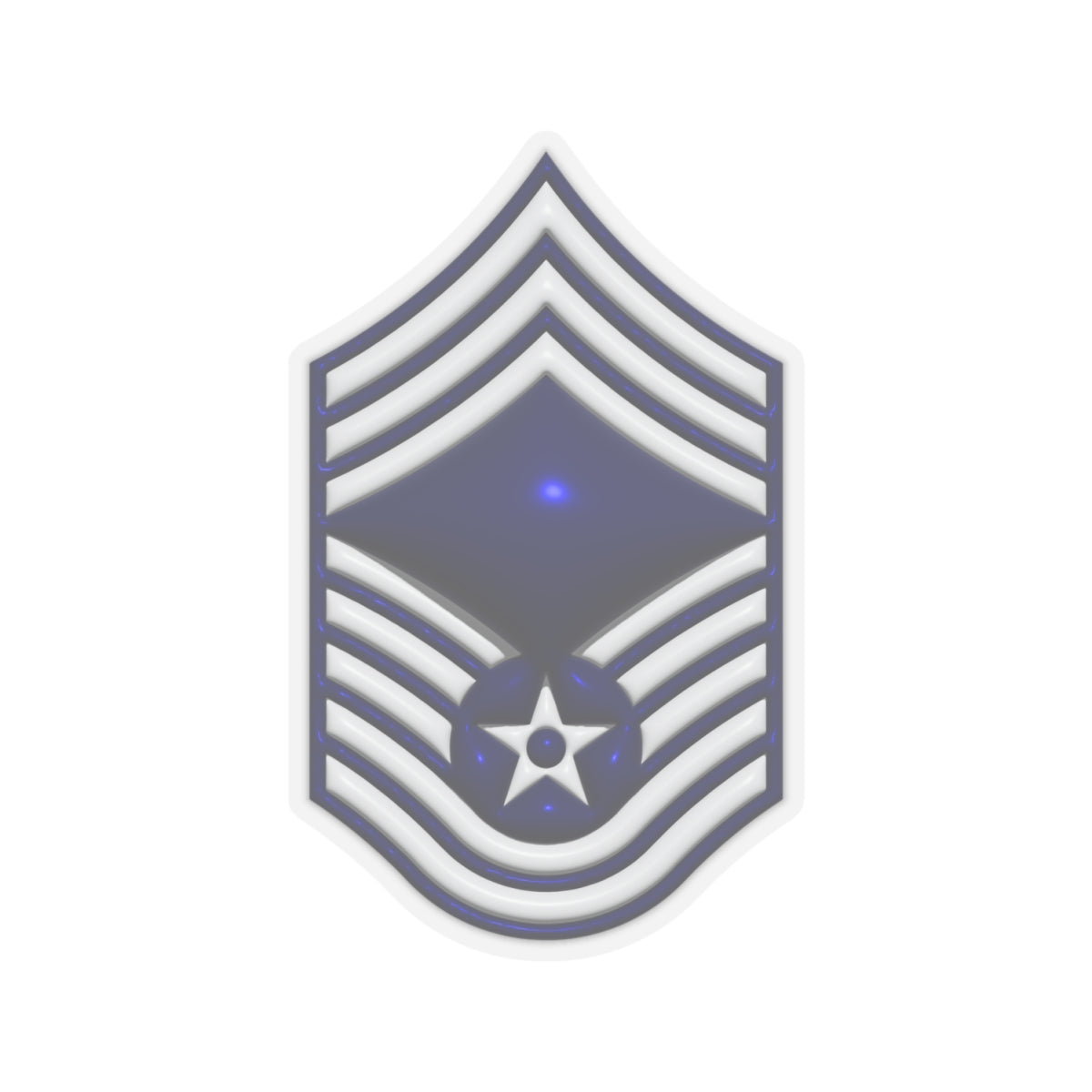 US Air Force E-9 Chief Master Sergeant CMSgt 3D Effect Stickers