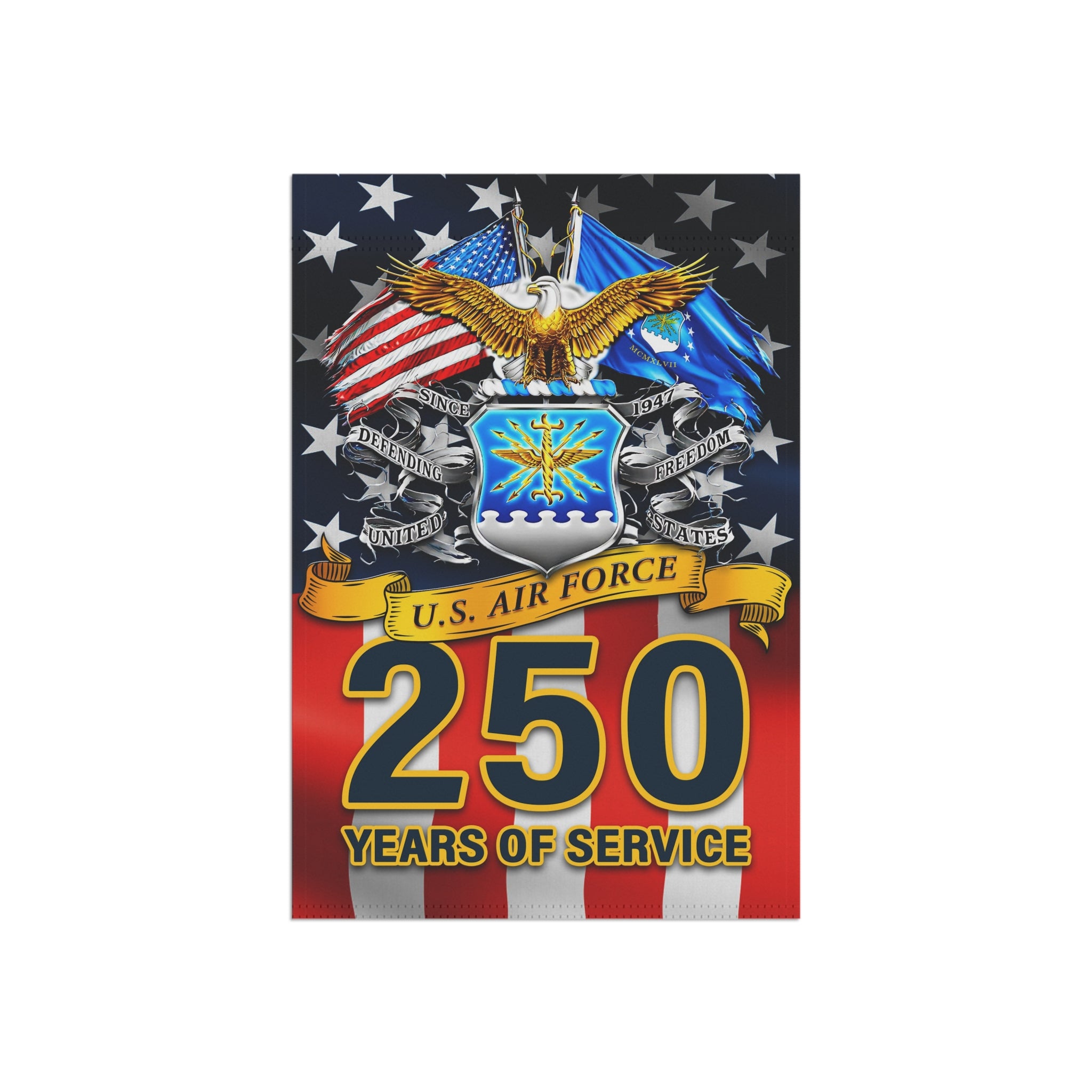 US Air Force 250 This We'll Defend Garden Flag Twin-Side Printing