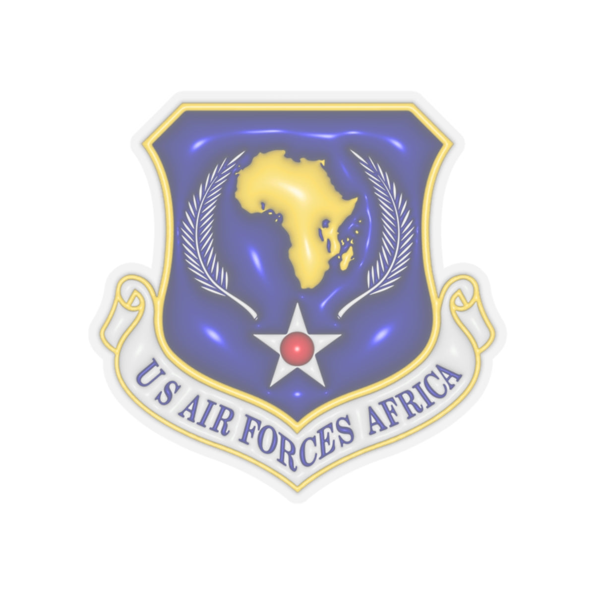 US Air Force Africa 3D Effect Stickers