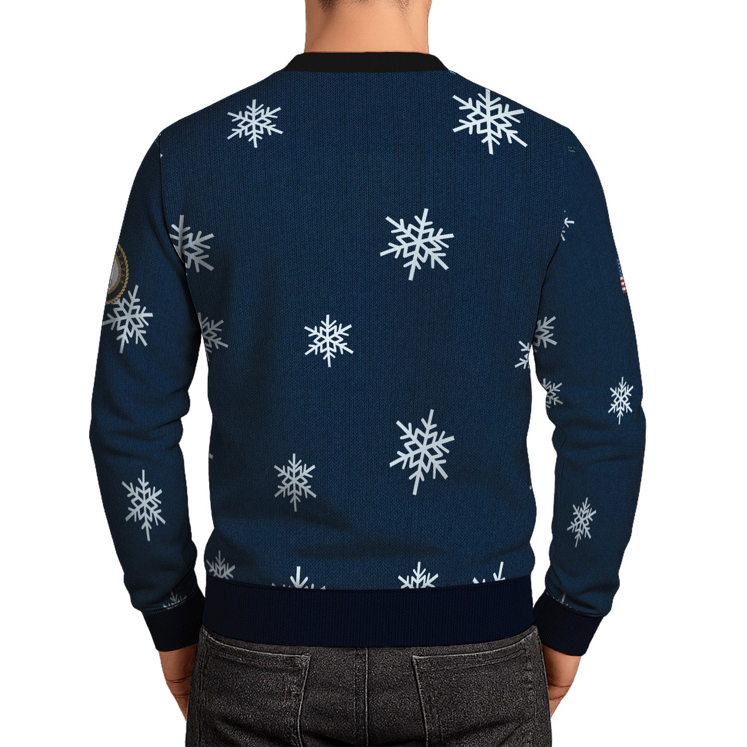 US Navy 250th Anniversary Christmas Ugly Sweater