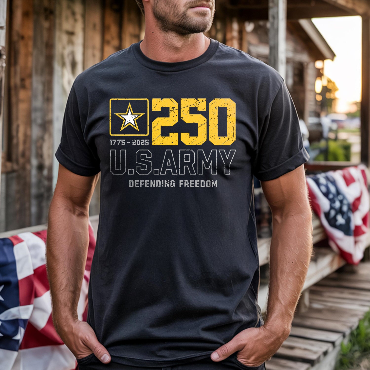 US Army 250 Defending Freedom Classic T-Shirt