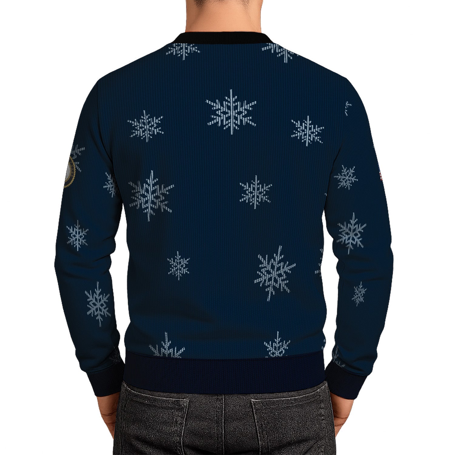 US Navy 250th Anniversary Christmas Ugly Sweater