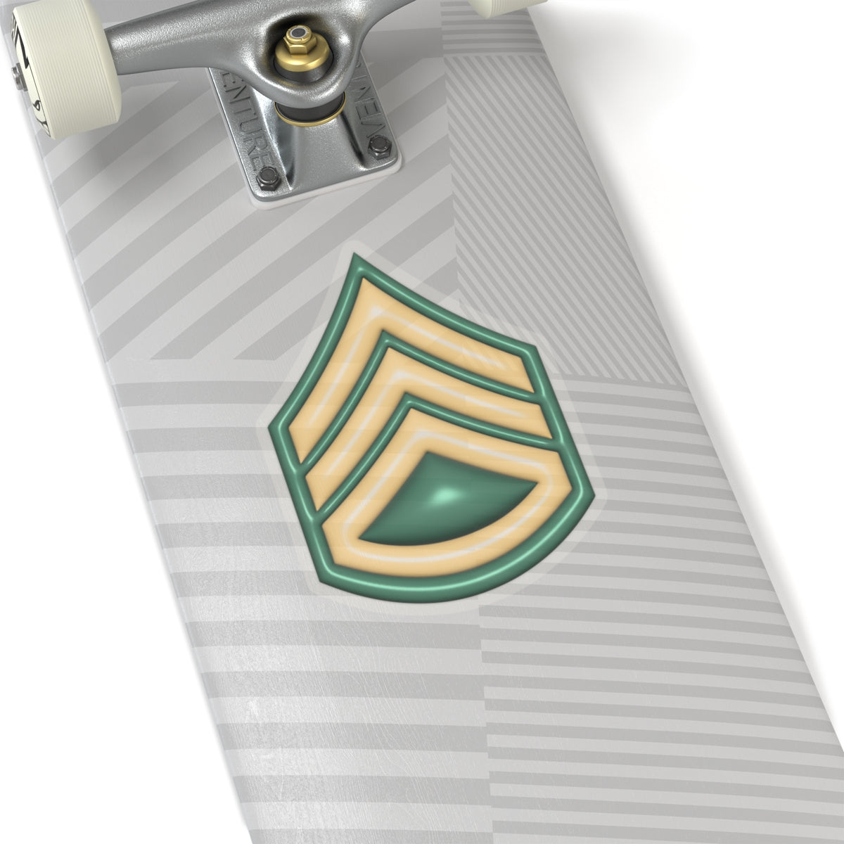 US Army E-6 Staff Sergeant E6 SSG Noncommissioned Officer 3D Effect Stickers