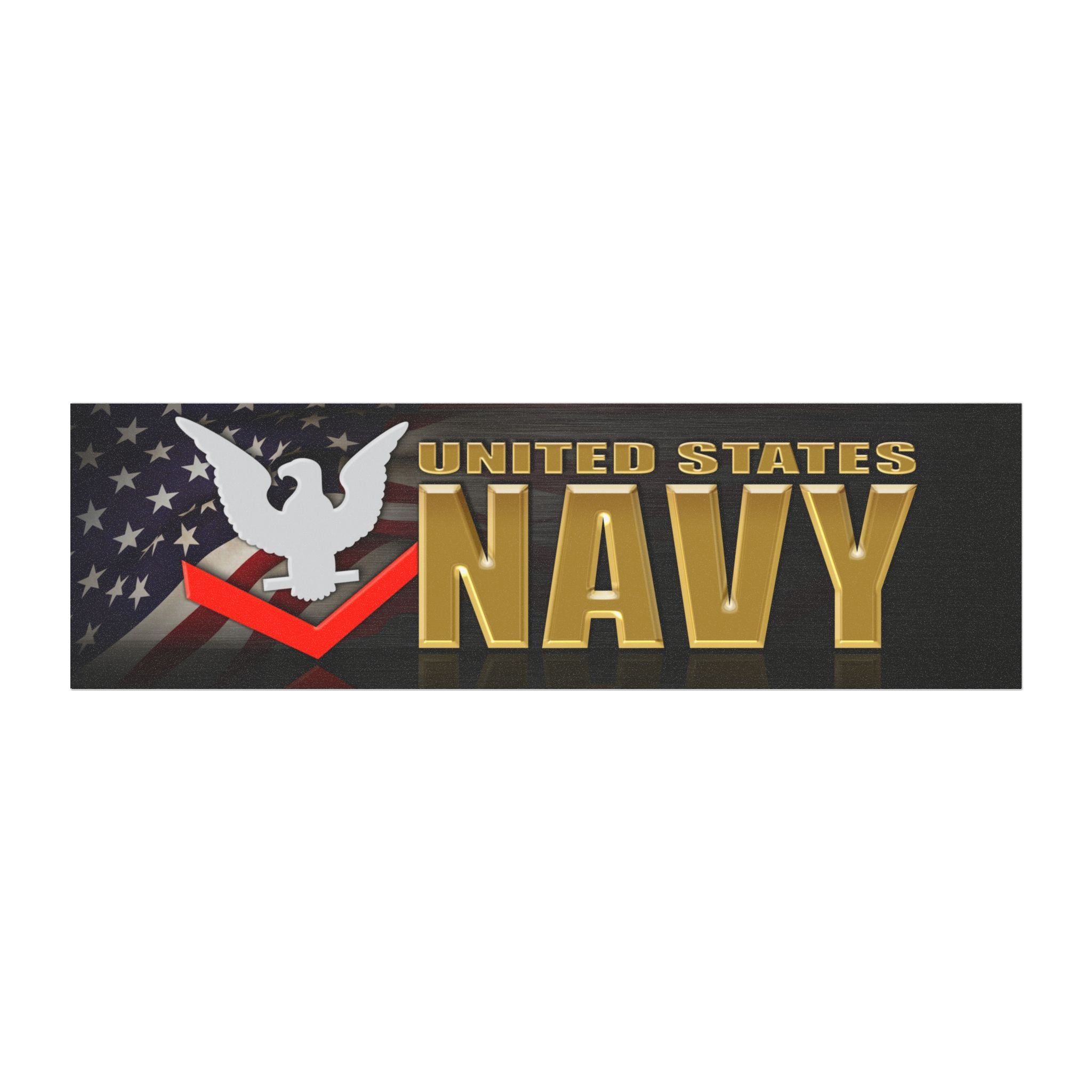 US Navy E-4 Petty Officer Third Class E4 PO3 Collar Device Car Magnets