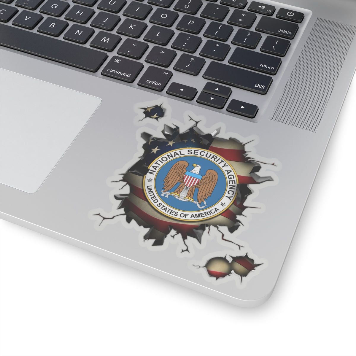 US National Security Agency 3D Break Effect Stickers