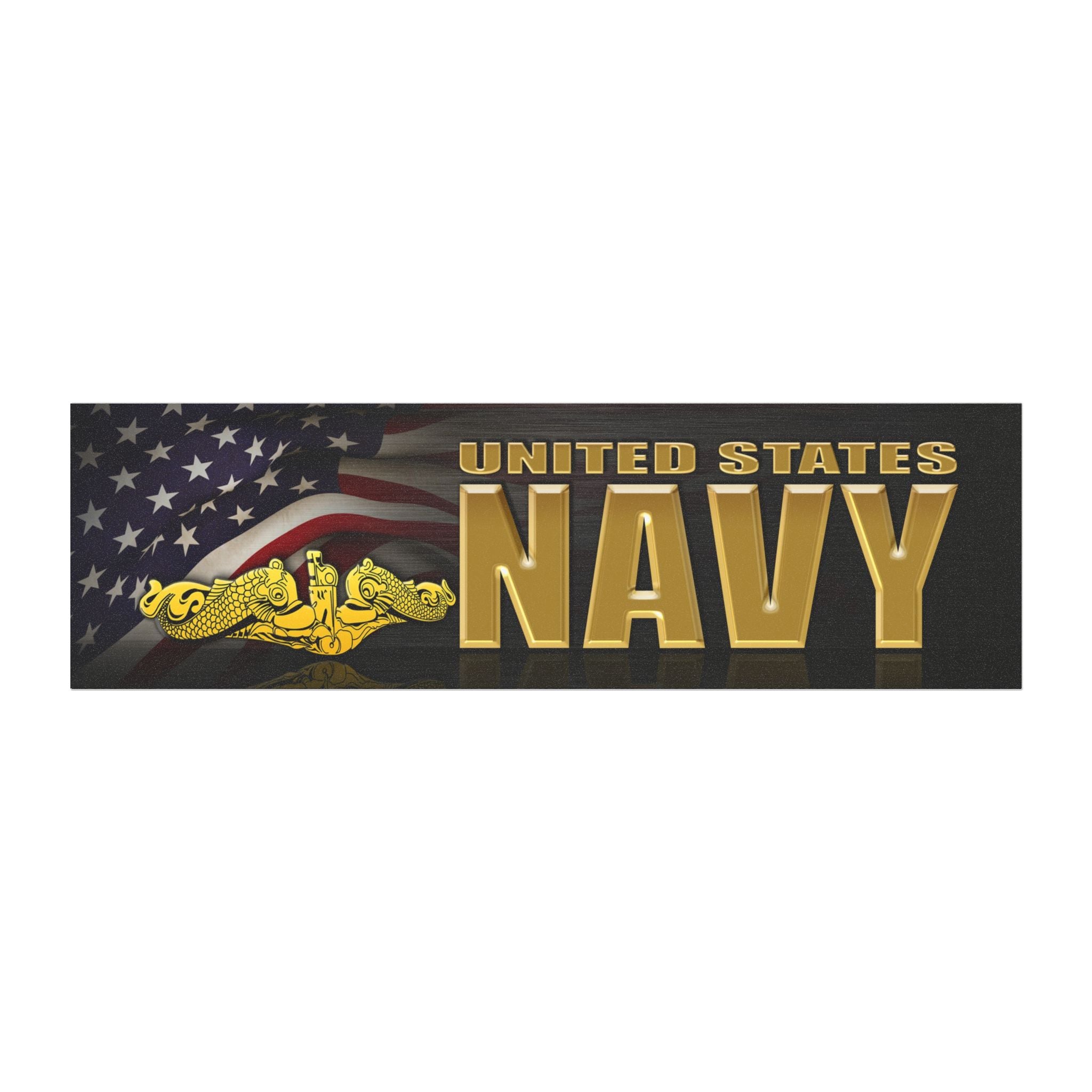 US Navy Submarine Officer Car Magnets