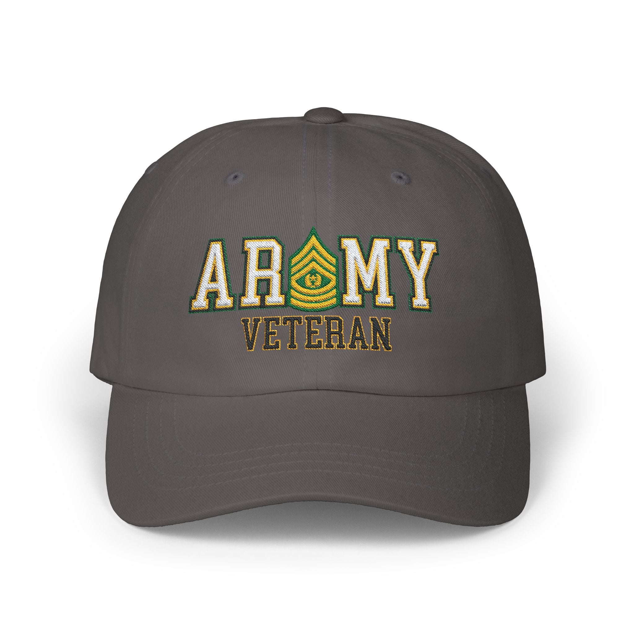 US Army E-9 Command Sergeant Major E9 CSM Noncommissioned Officer Veteran Embroidered Classic Dad Cap