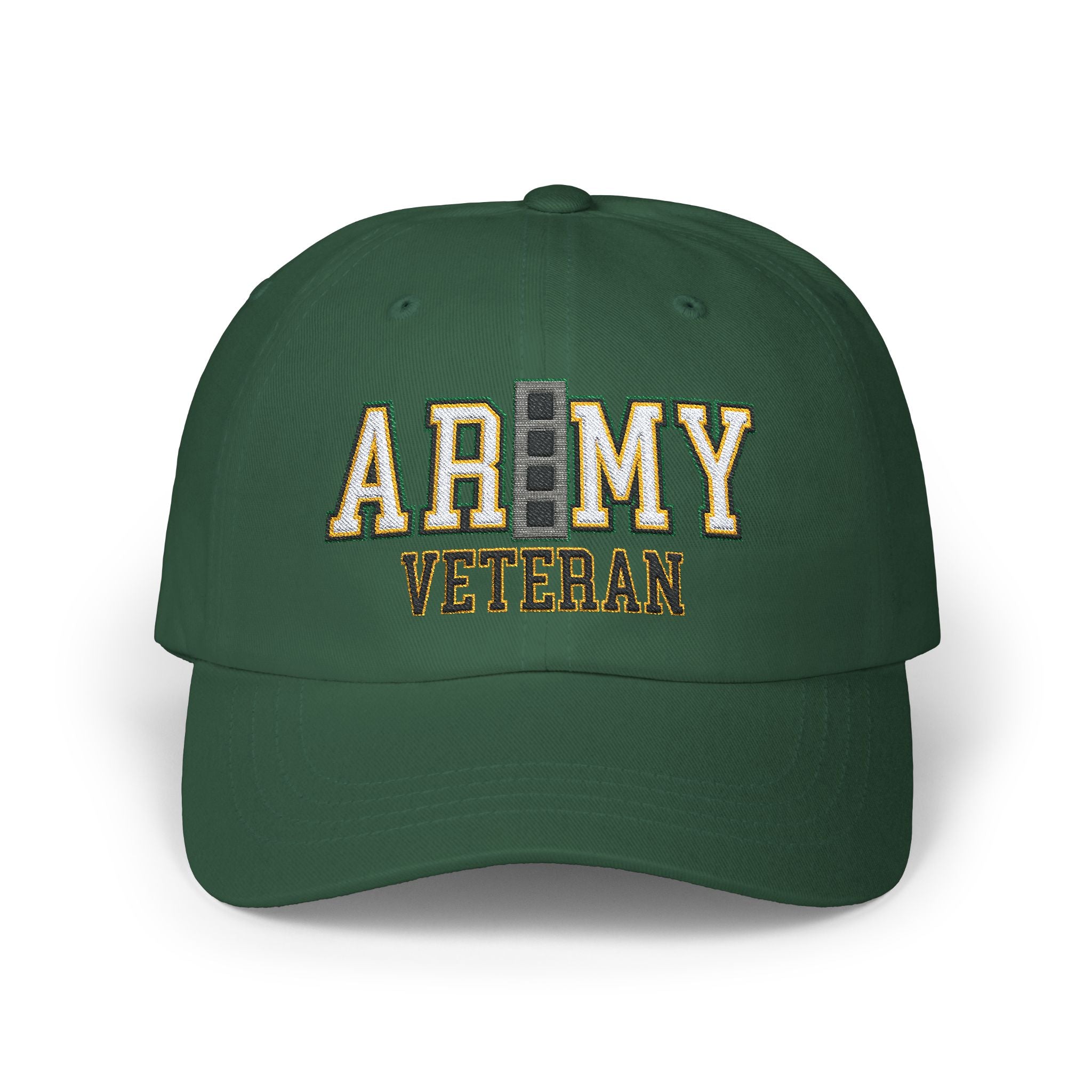 US Army W-4 Chief Warrant Officer 4 W4 CW4 Warrant Officer Veteran Embroidered Classic Dad Cap