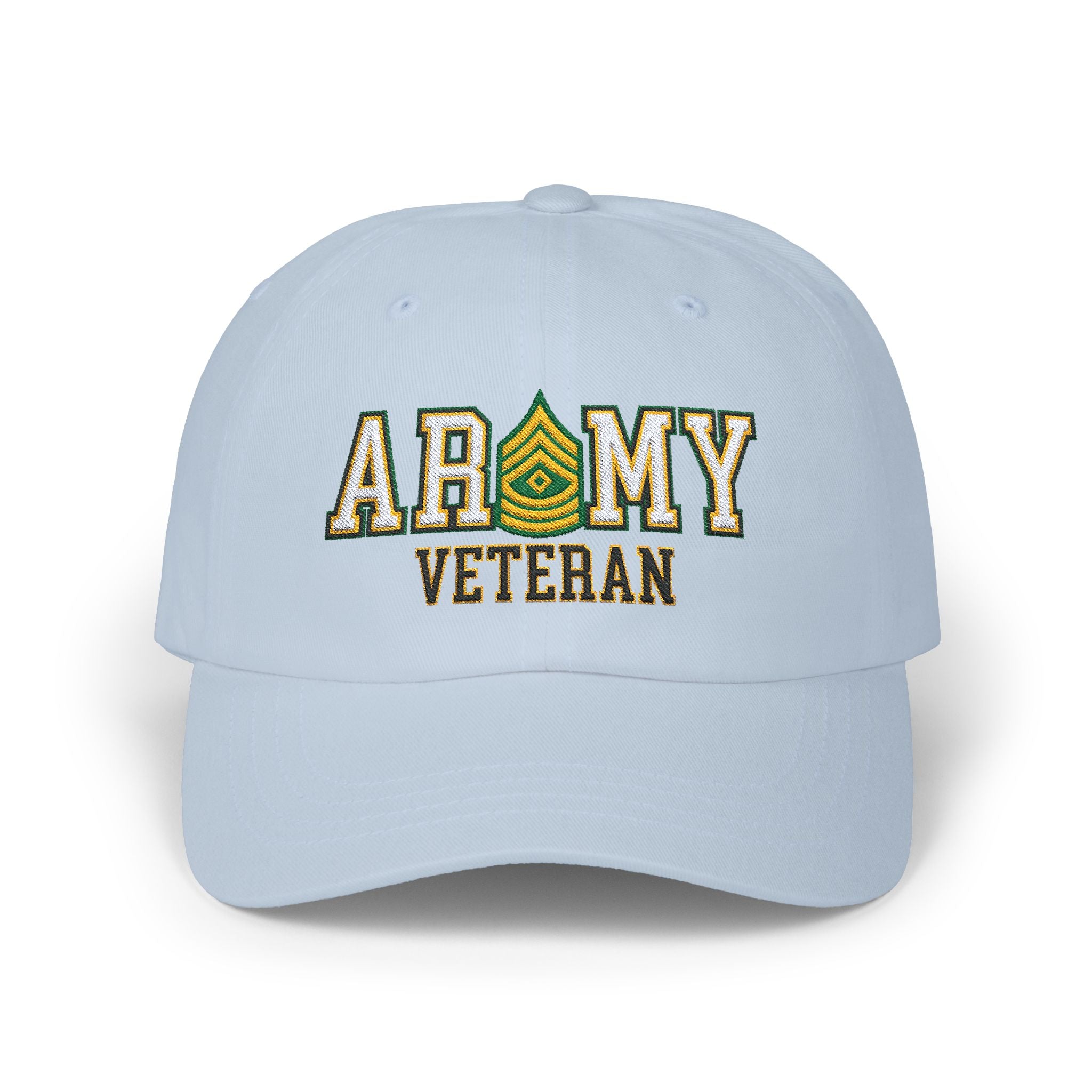 US Army E-8 First Sergeant E8 1SG Noncommissioned Officer Veteran Embroidered Classic Dad Cap