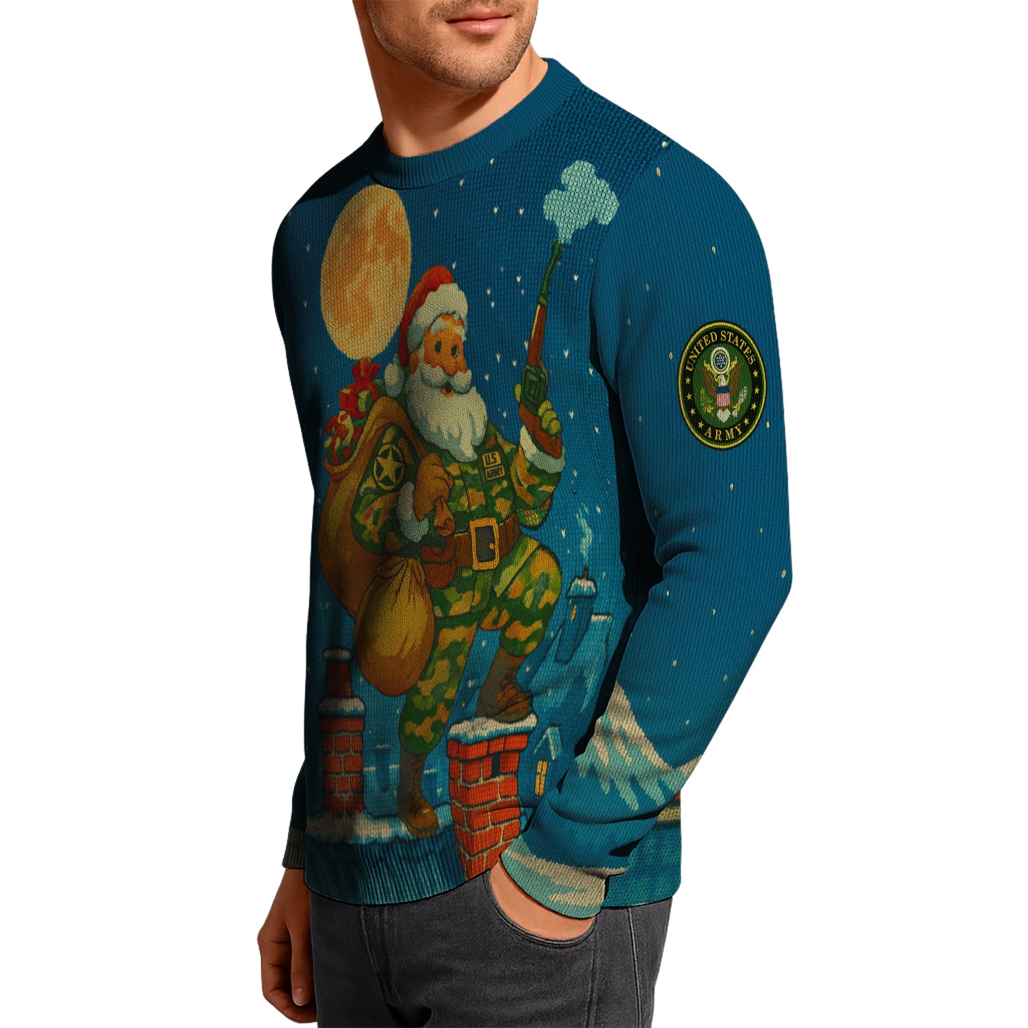 US Army Ugly Christmas Sweater