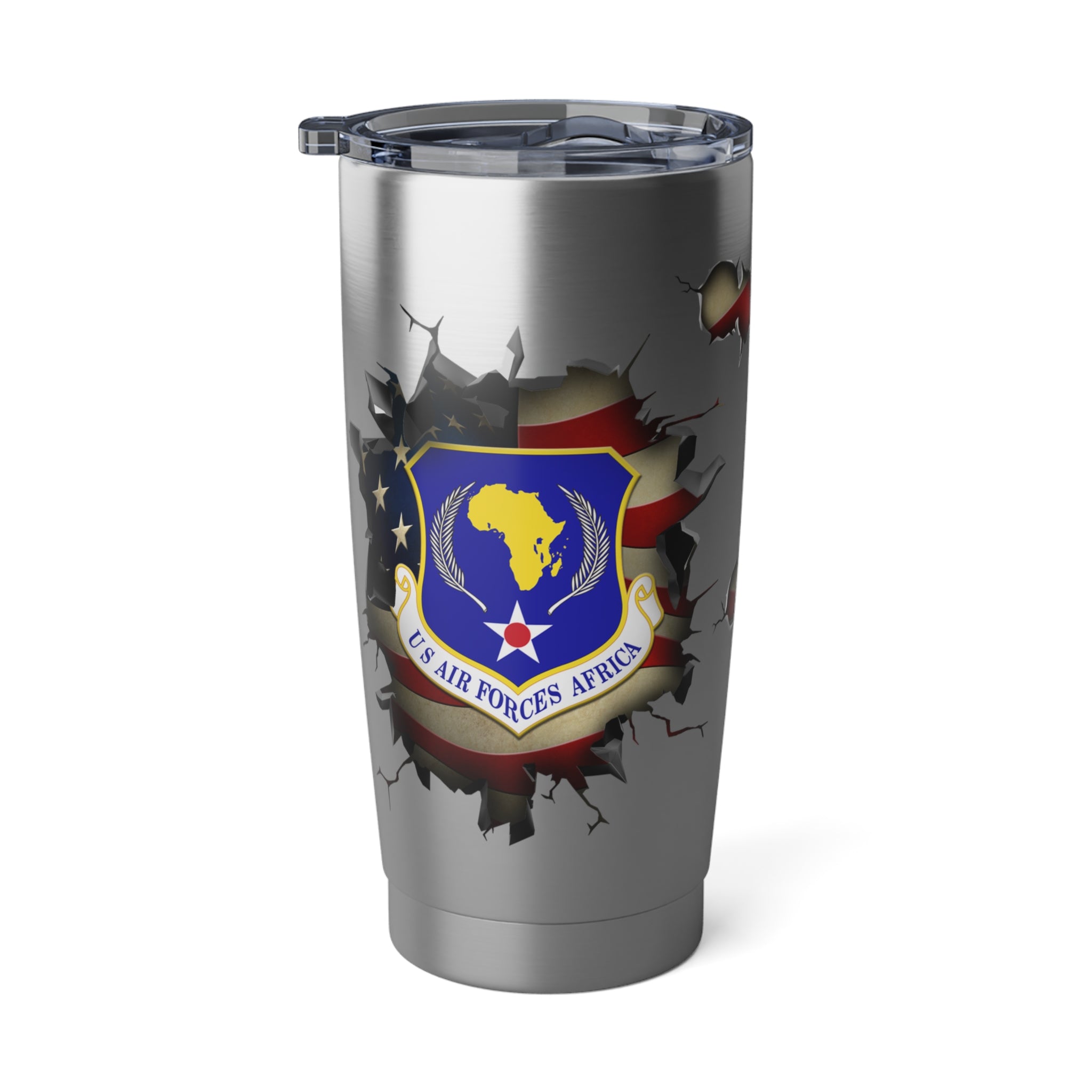 United States Air Forces Africa 3D Break Effect Vagabond 20oz Tumbler