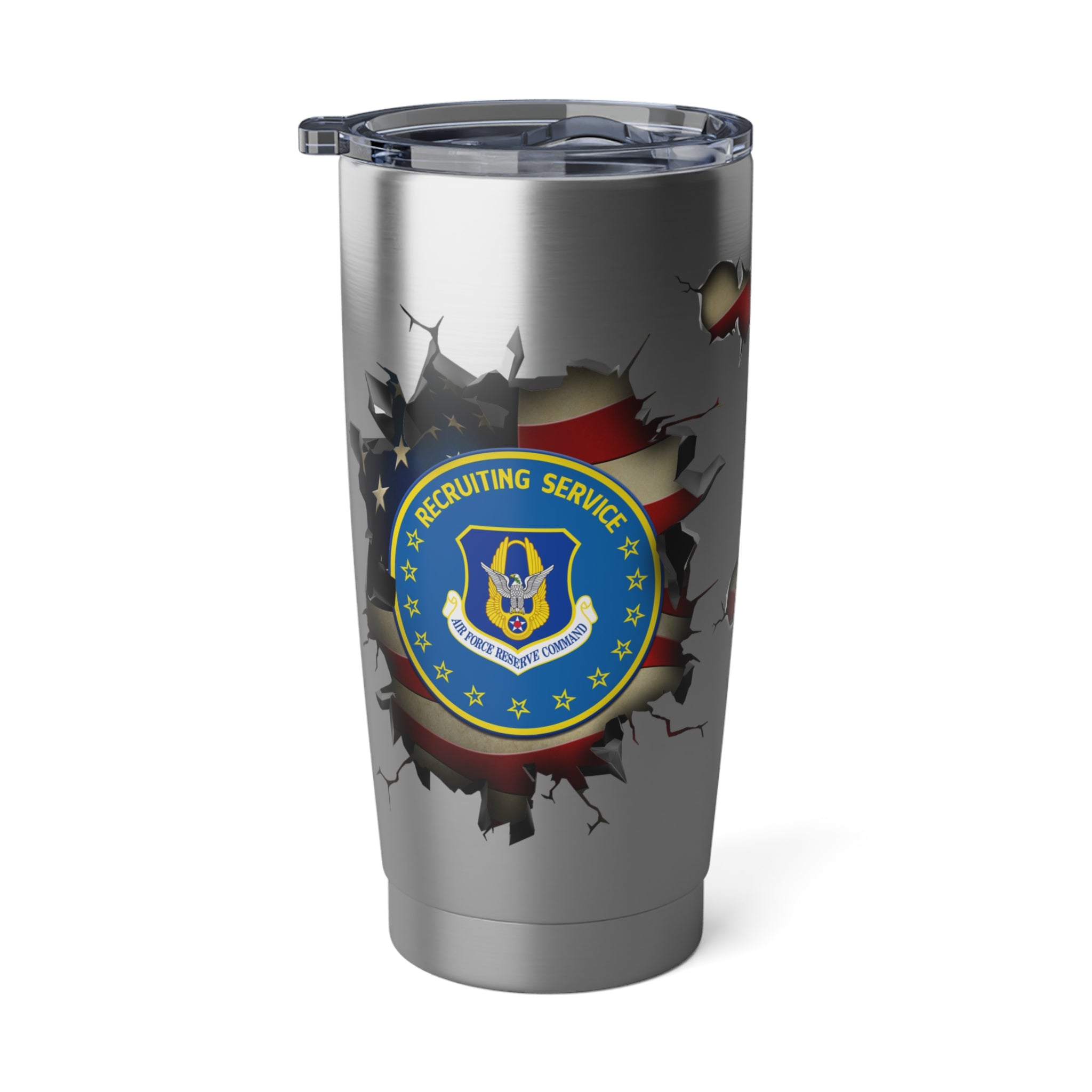 US air force reserve recruiting service 3D Break Effect Vagabond 20oz Tumbler