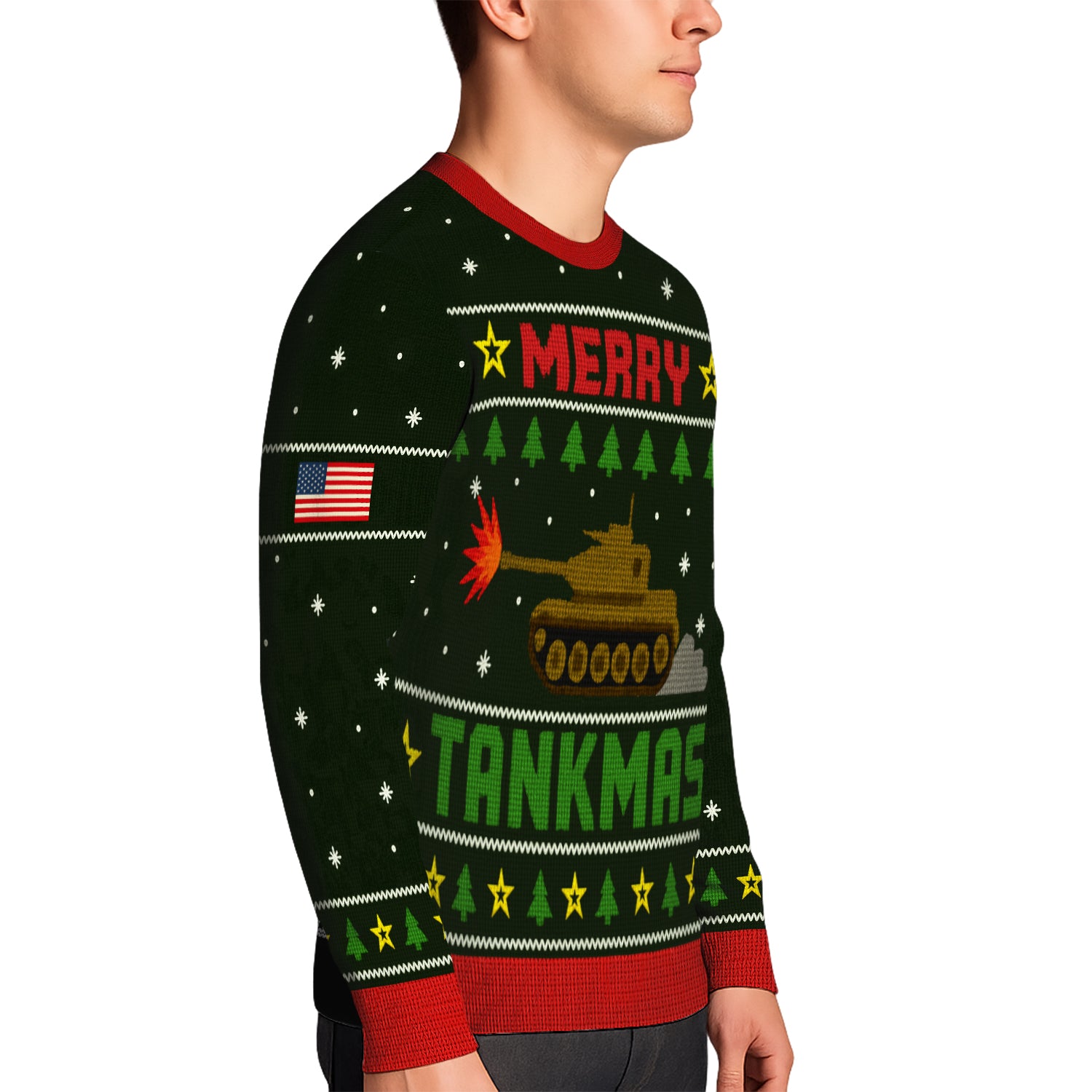 Merry Tankmas Christmas Ugly Christmas Sweater