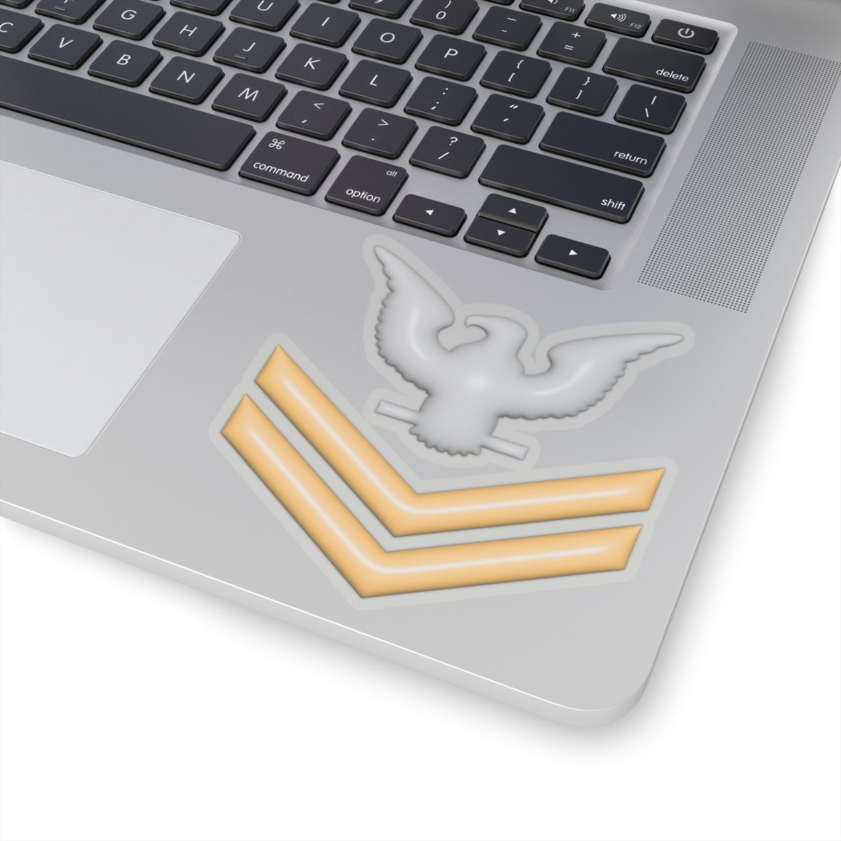 US Navy E-5 Gold Stripe 3D Effect Stickers