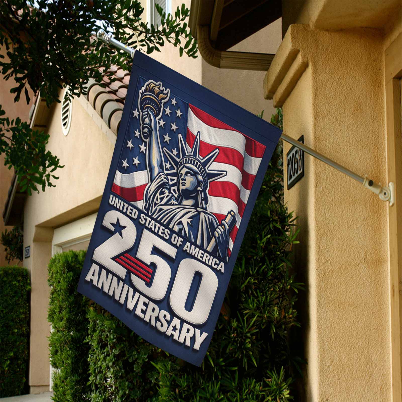 United States 250th Anniversary Garden Flag Patriotic USA Decor