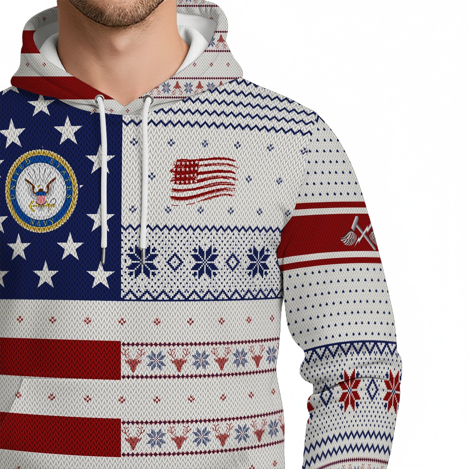 Personalized US Navy Hoodie 3D All Over Print JH3D05