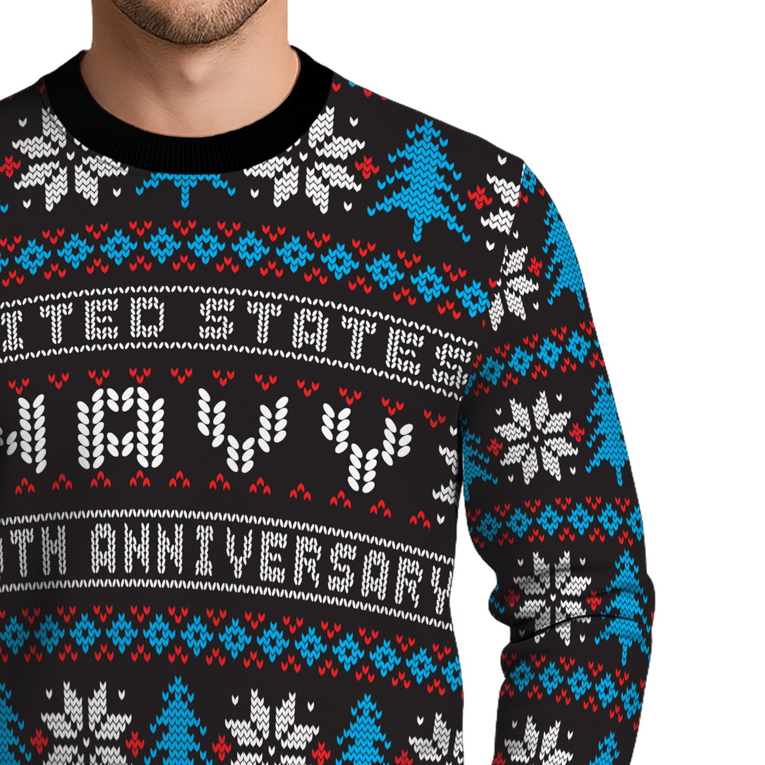 America's Navy 250 Ugly Christmas Sweater for Women Men