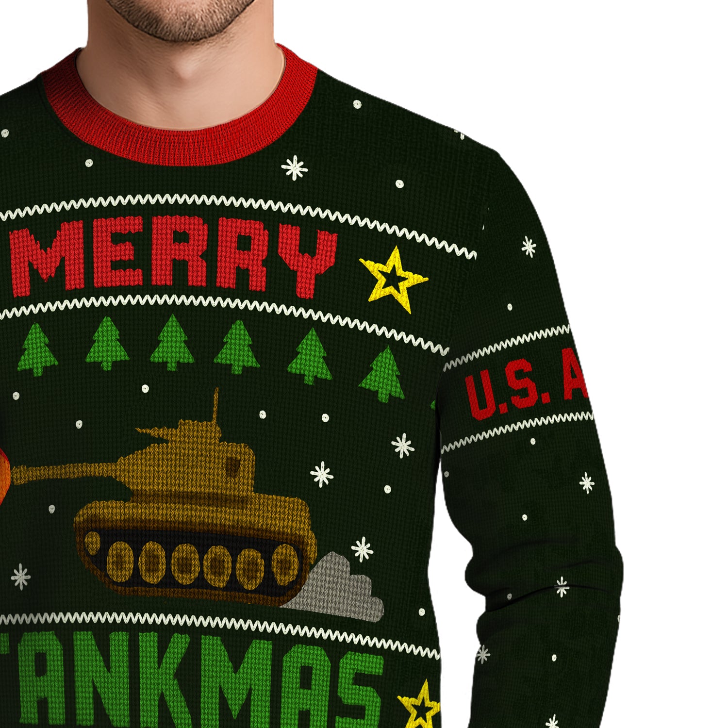 Merry Tankmas Christmas Ugly Christmas Sweater