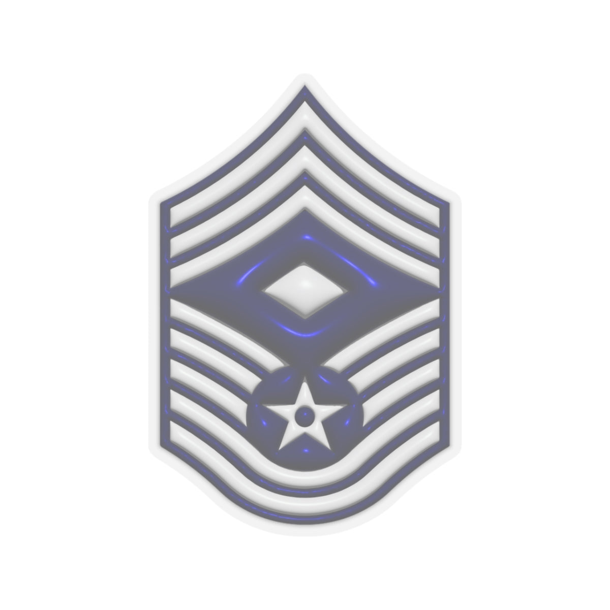 US Air Force E-9 First sergeant 3D Effect Stickers