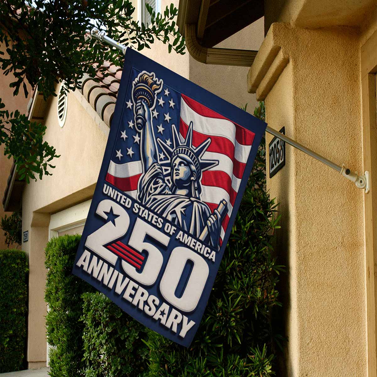 United States 250th Anniversary Garden Flag Patriotic USA Decor