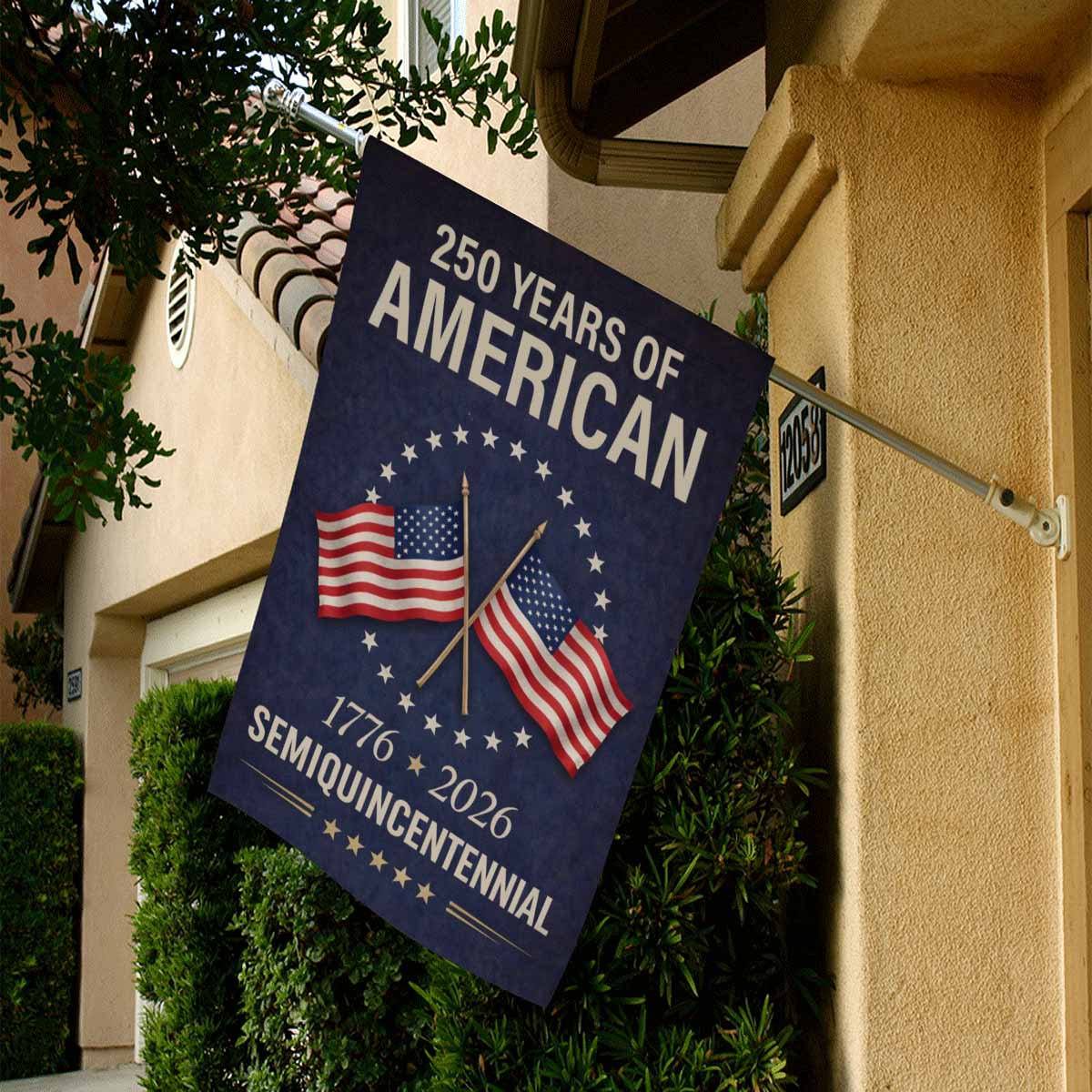 250 Years of America House Flag – 1776–2026 Patriotic Anniversary