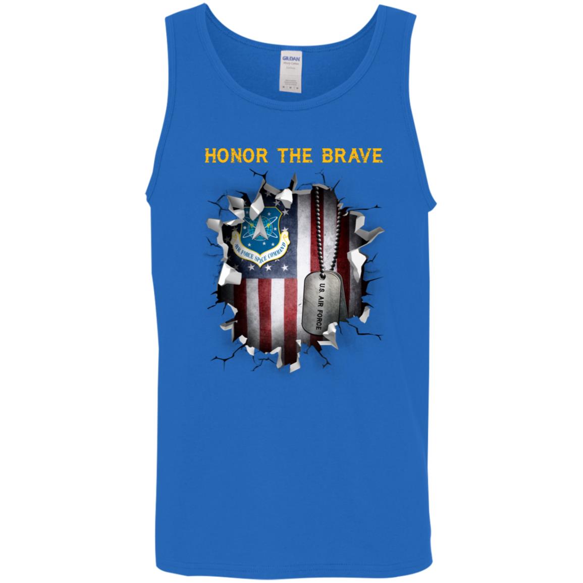 US Air Force Space Command - Honor The Brave Front Shirt