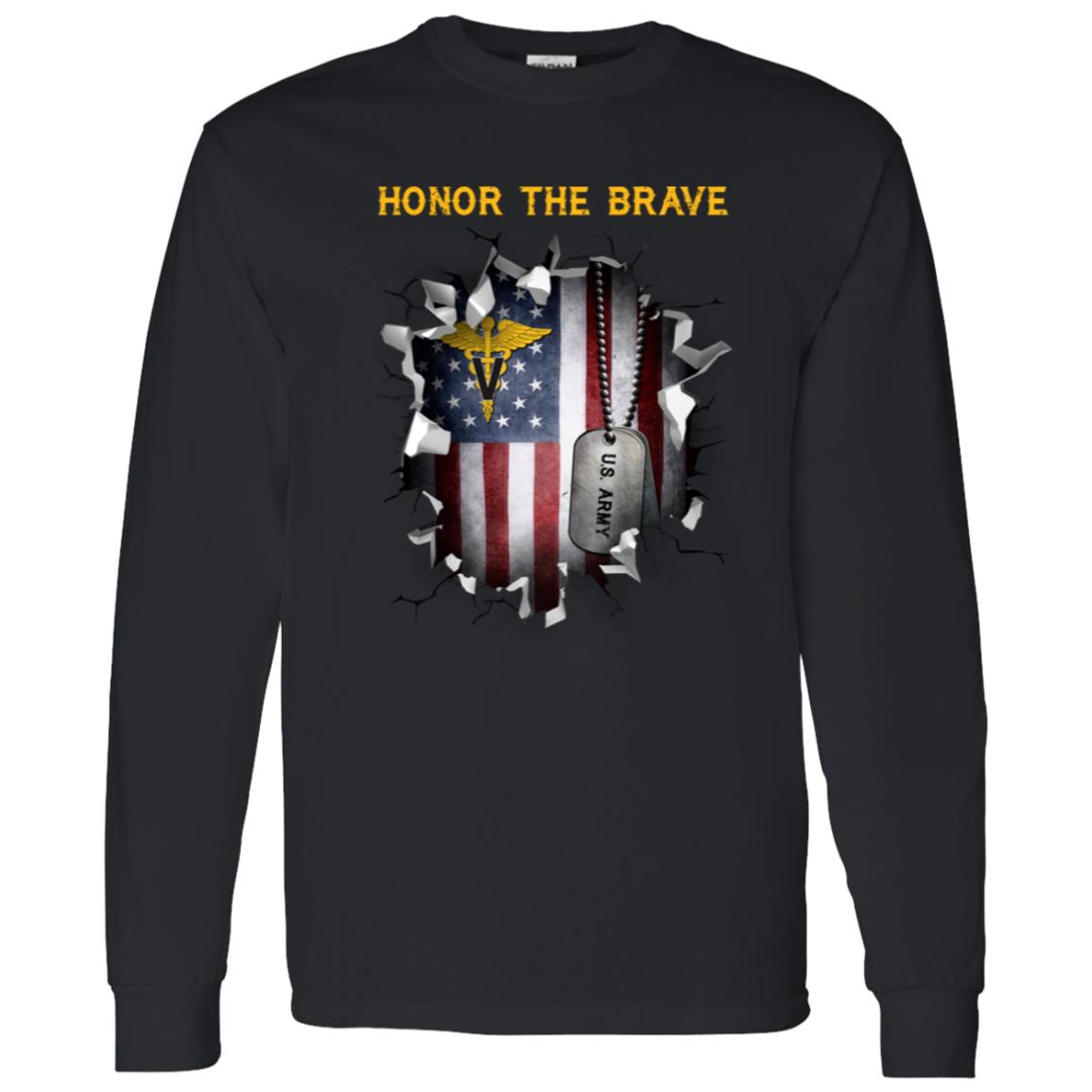 US Army Veterinary Corps  - Honor The Brave Front Shirt