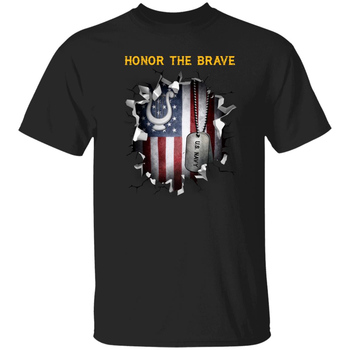 Navy Musician Navy MU - Honor The Brave Front Shirt