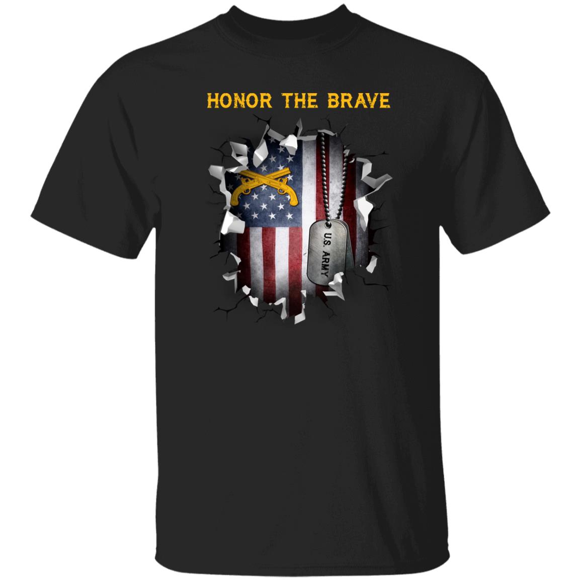 US  Army Military Police Corps  - Honor The Brave Front Shirt