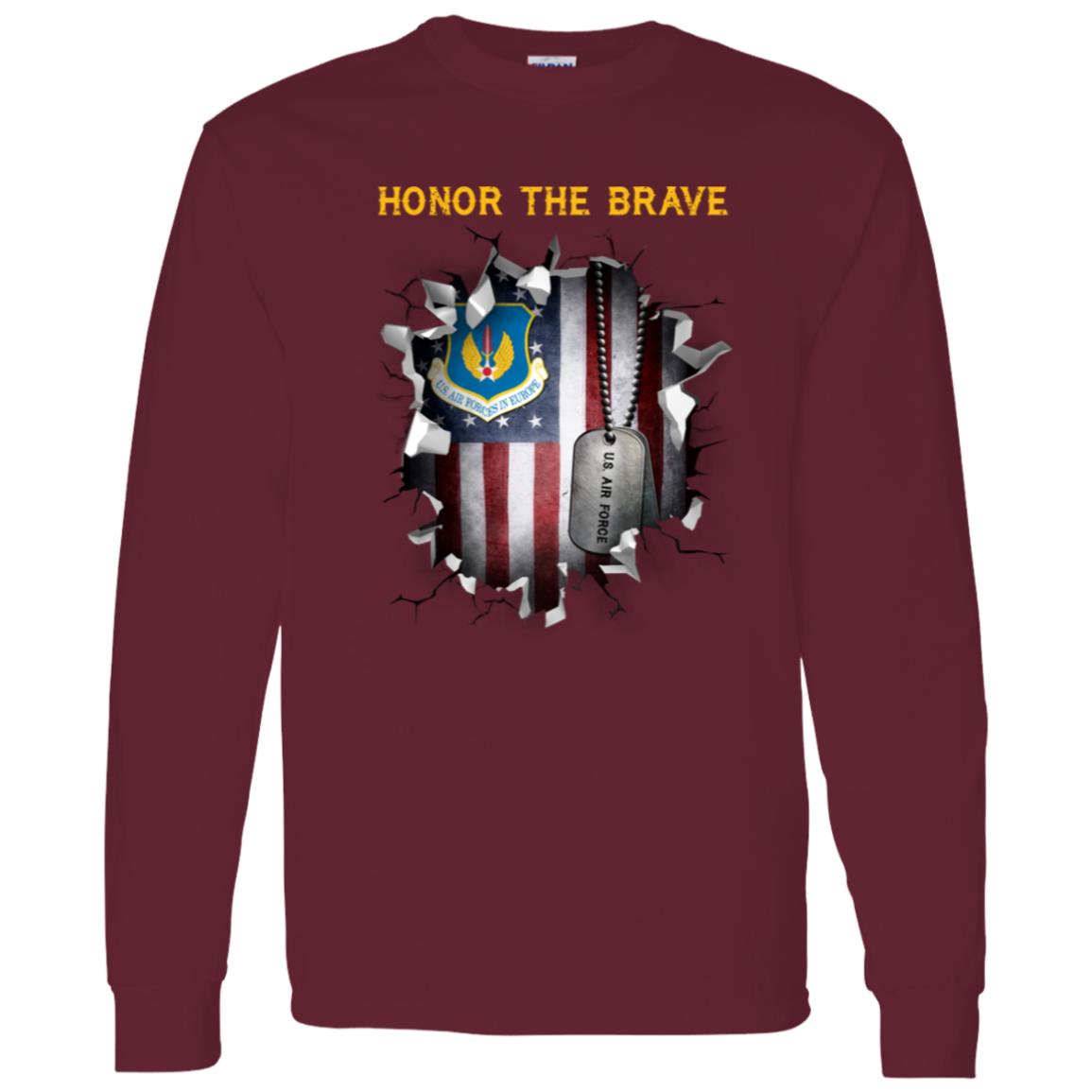 US Air Force in Europe - Honor The Brave Front Shirt